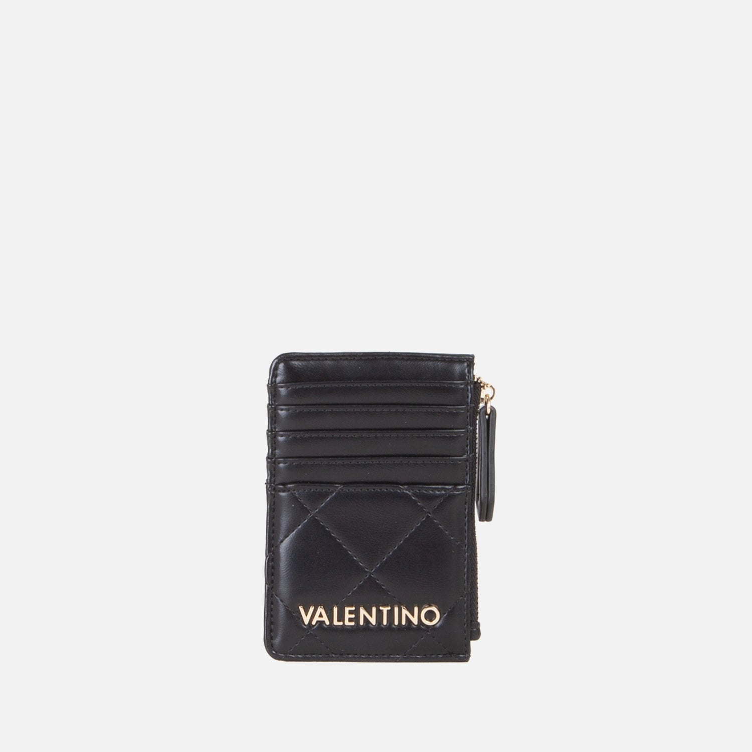 Valentino Nur Re Quilted Faux Leather Card Case 