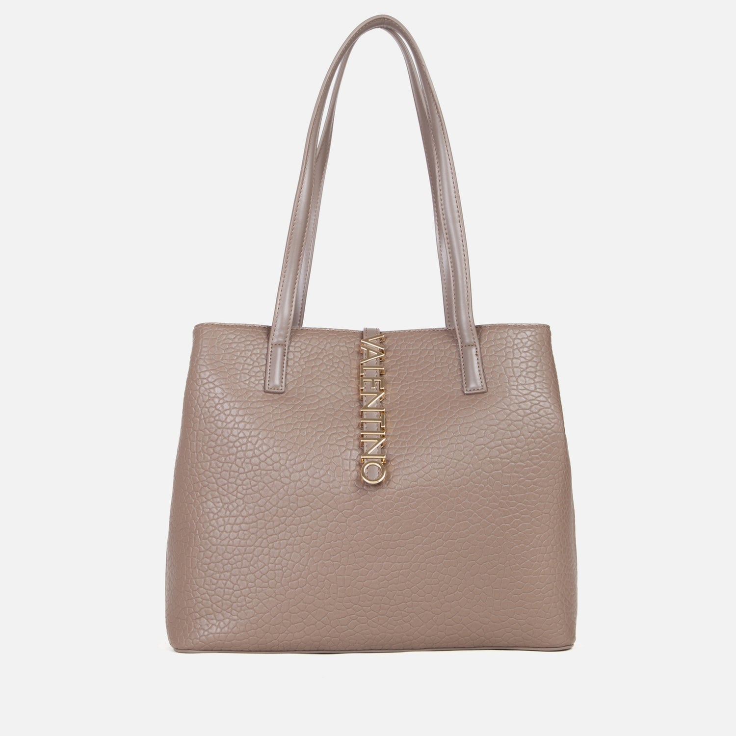 Valentino Zeno Faux Leather Croc-Effect Shopping Bag