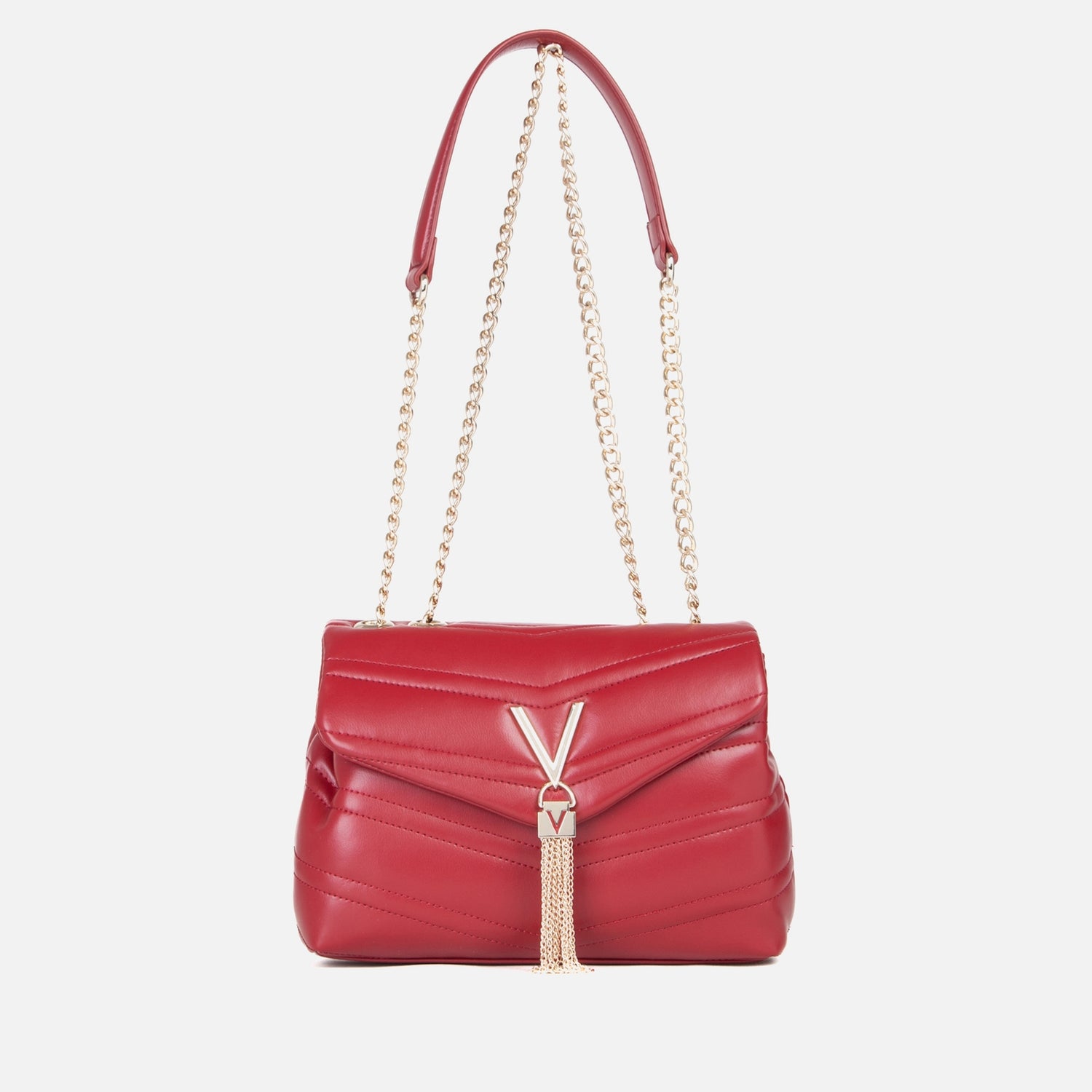 Valentino Privilege Flap Bag - Rosso Scuro