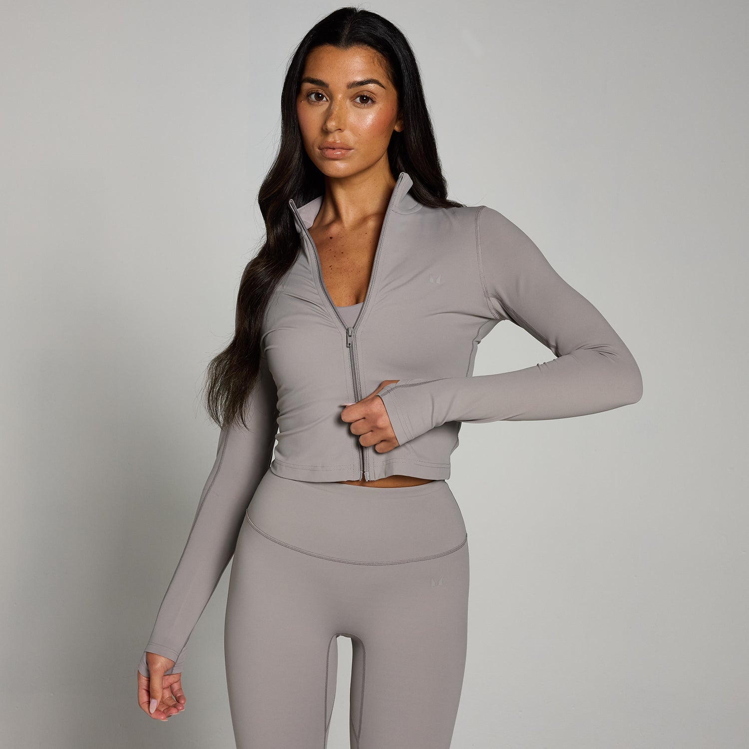 MP Women's Tempo Cropped Jacket - Mushroom - XS