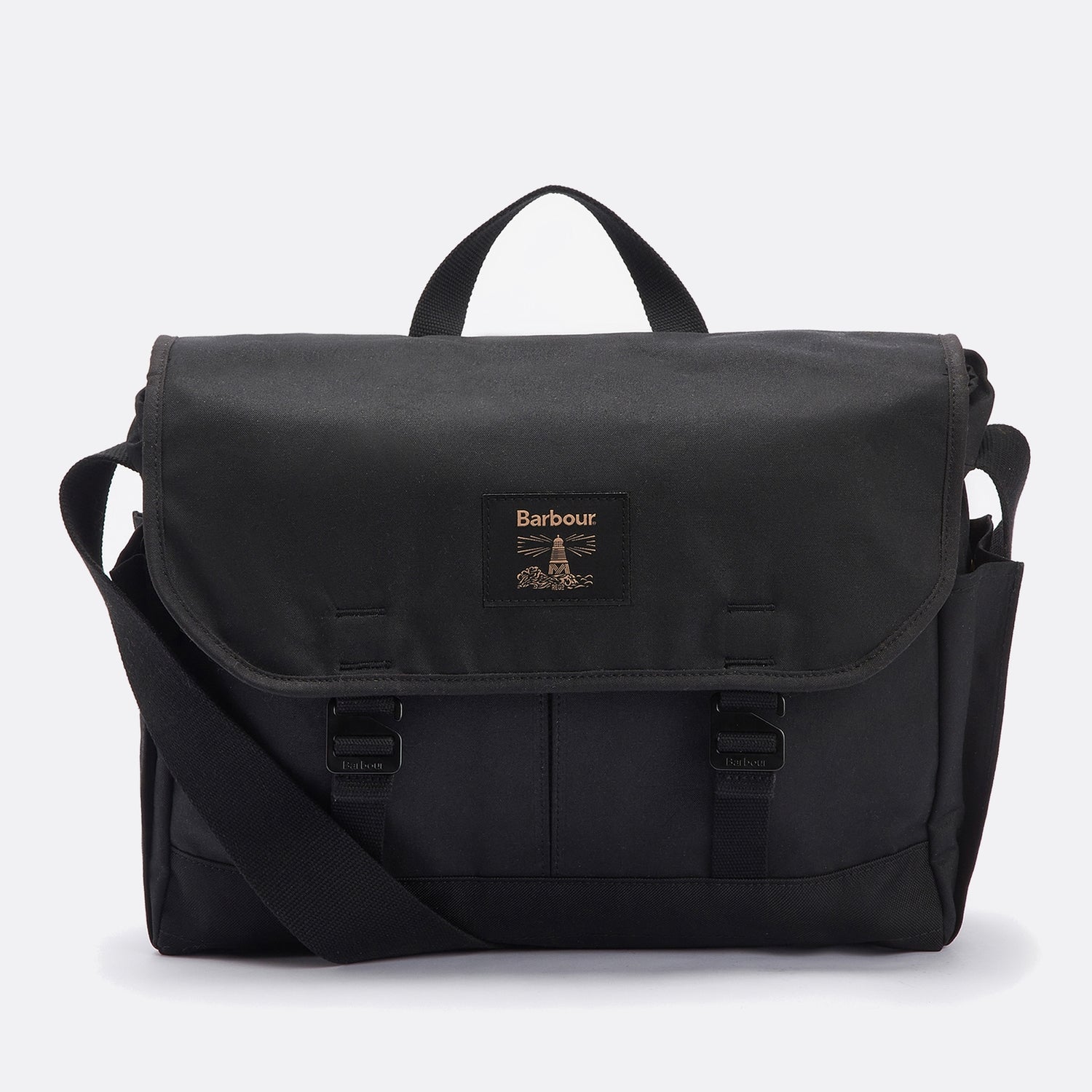 Barbour Field Waxed Canvas Messenger Bag