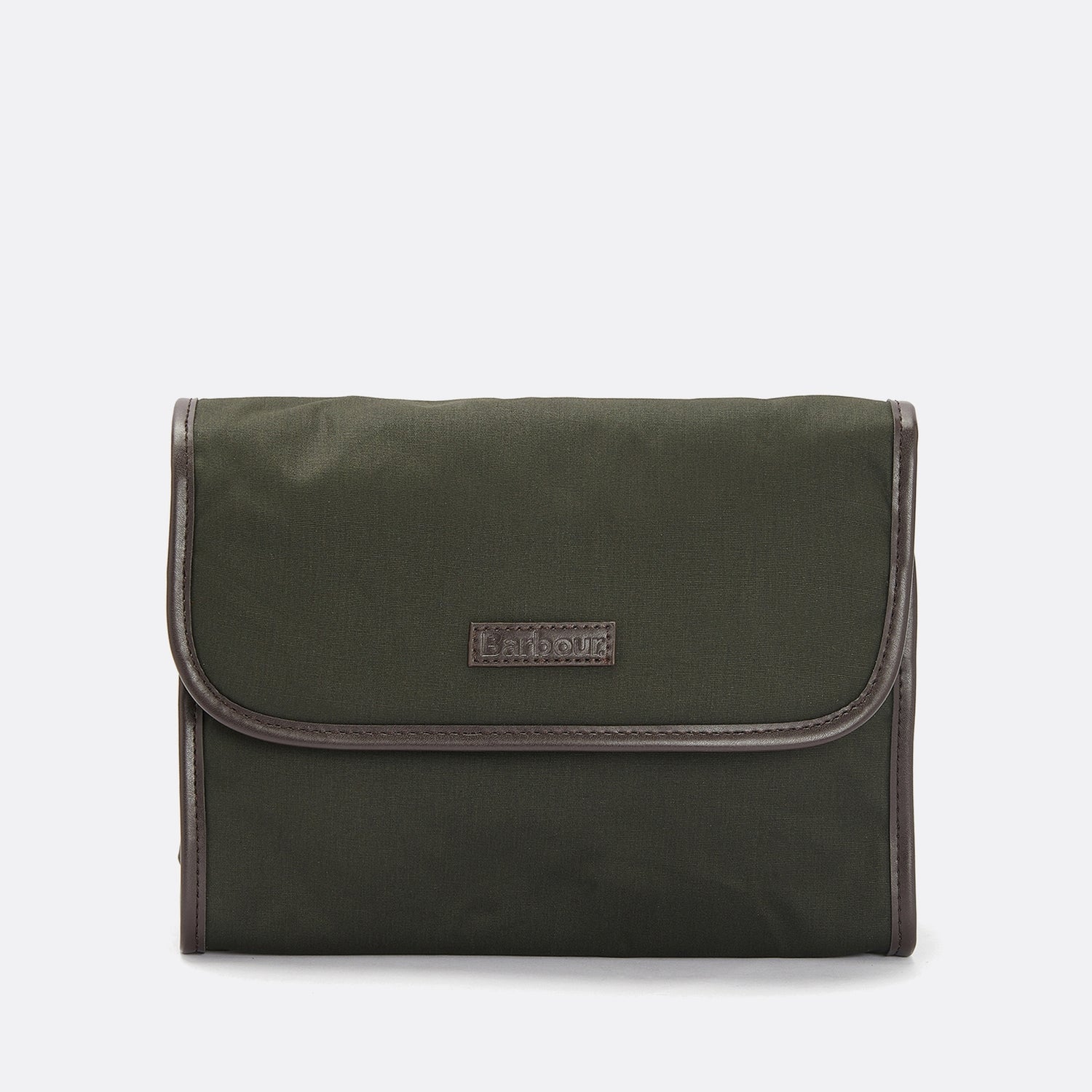 Barbour Cotton Waxed Hanging Washbag