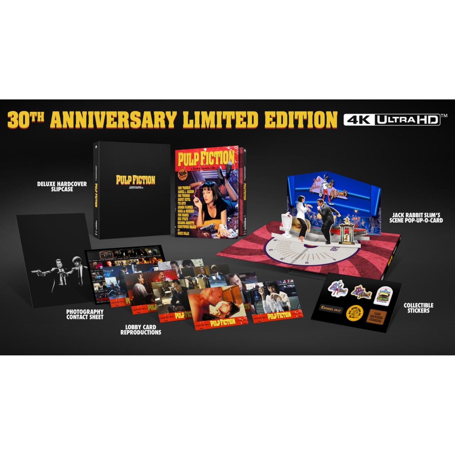 Pulp Fiction 30th Anniversary Collector's Edition 4K Ultra HD (Includes Blu-ray)