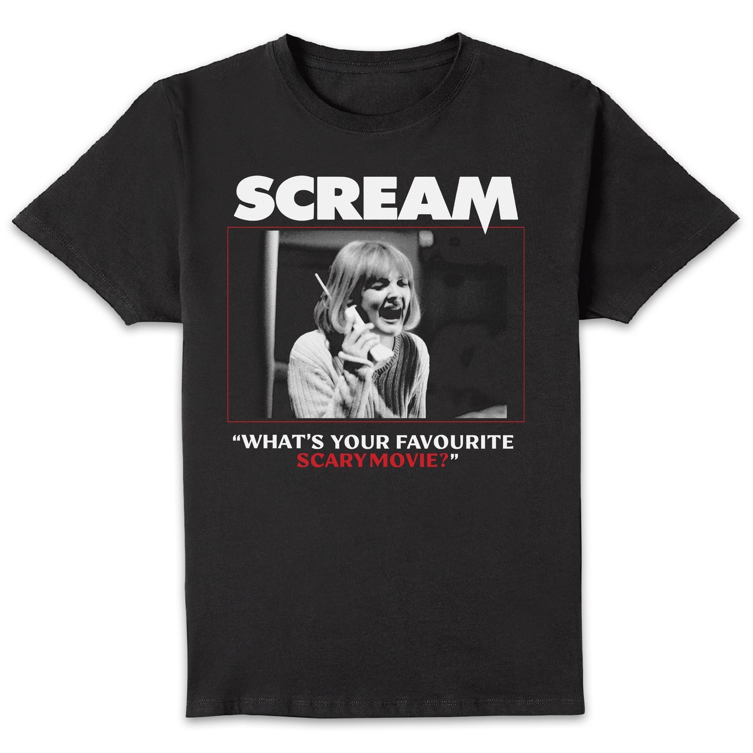 Scream What's Your Favourite Scary Movie? Unisex T-Shirt - Black