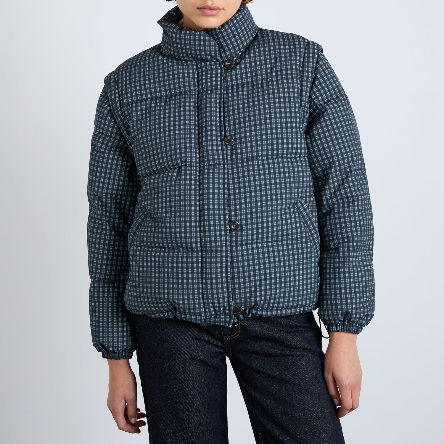 Damson Madder Pearl Recycled Shell 2-In-1 Puffer | TheHut.com 