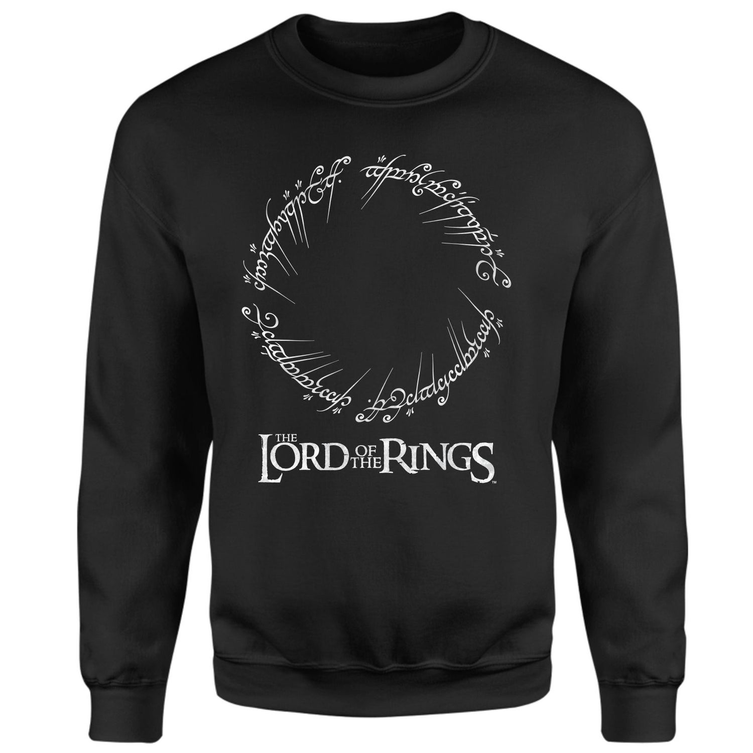 Lord Of The Rings Crest Sweatshirt - Black