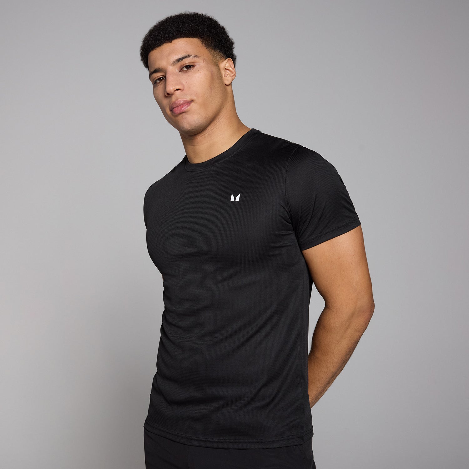 MP Men's Grid Training T-Shirt - Black - S