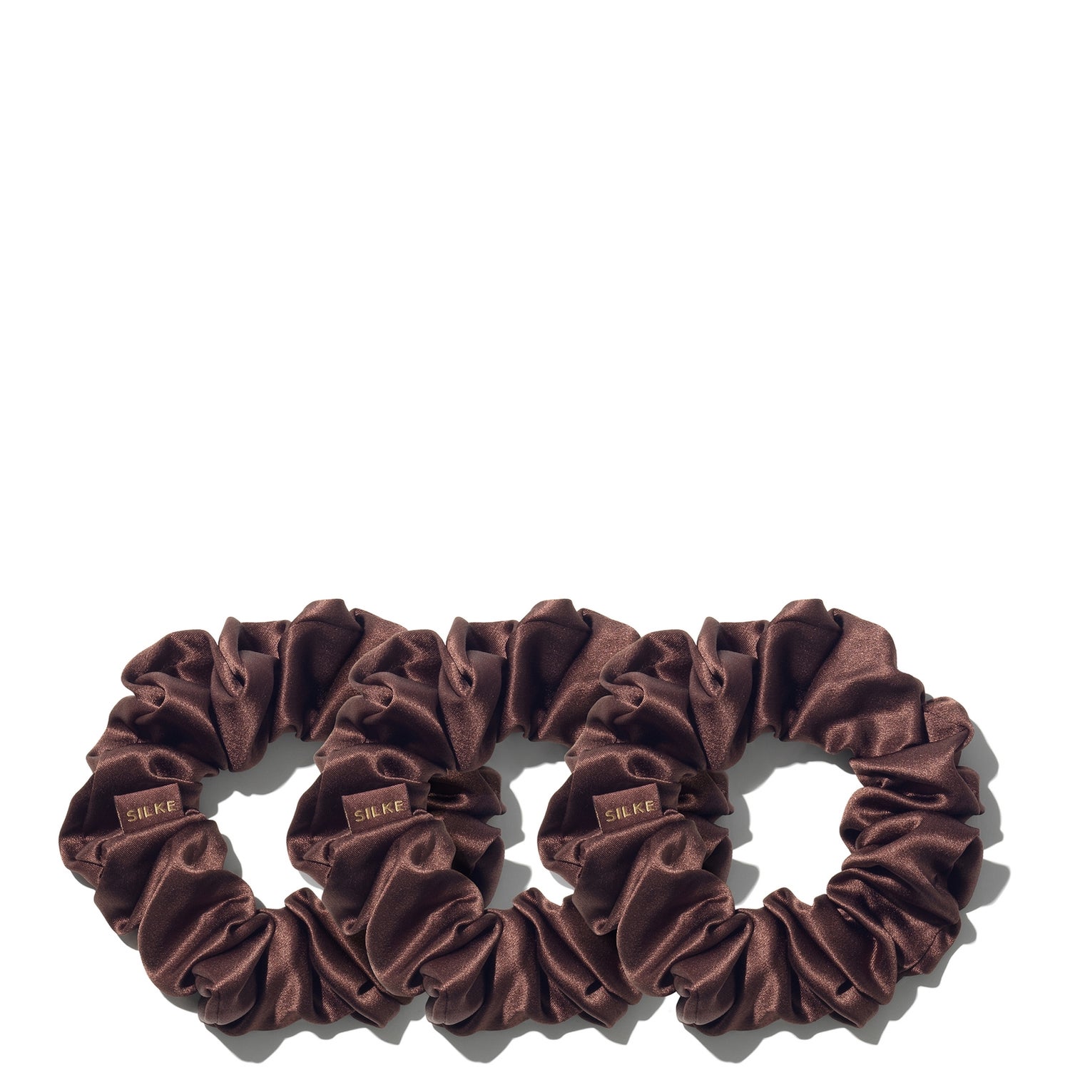 SILKE London Hair Scrunchies - Brown