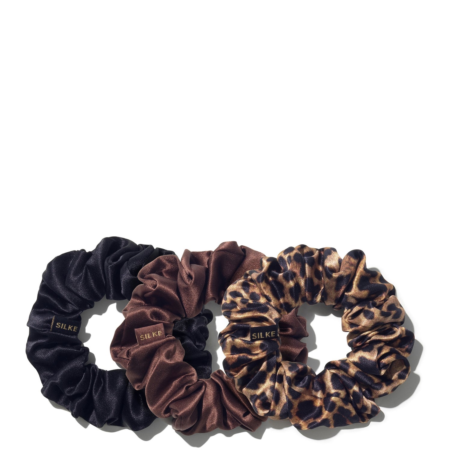 SILKE London Hair Scrunchies - Leopard Tonal