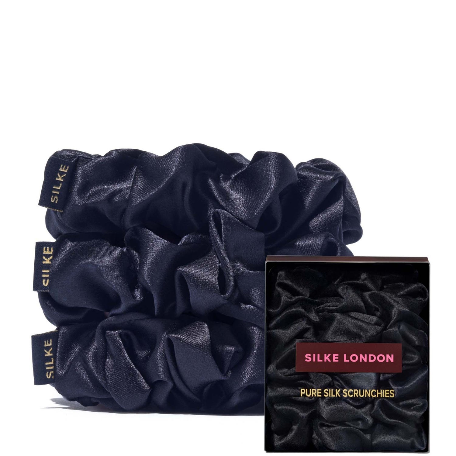 SILKE London Hair Scrunchies - Black