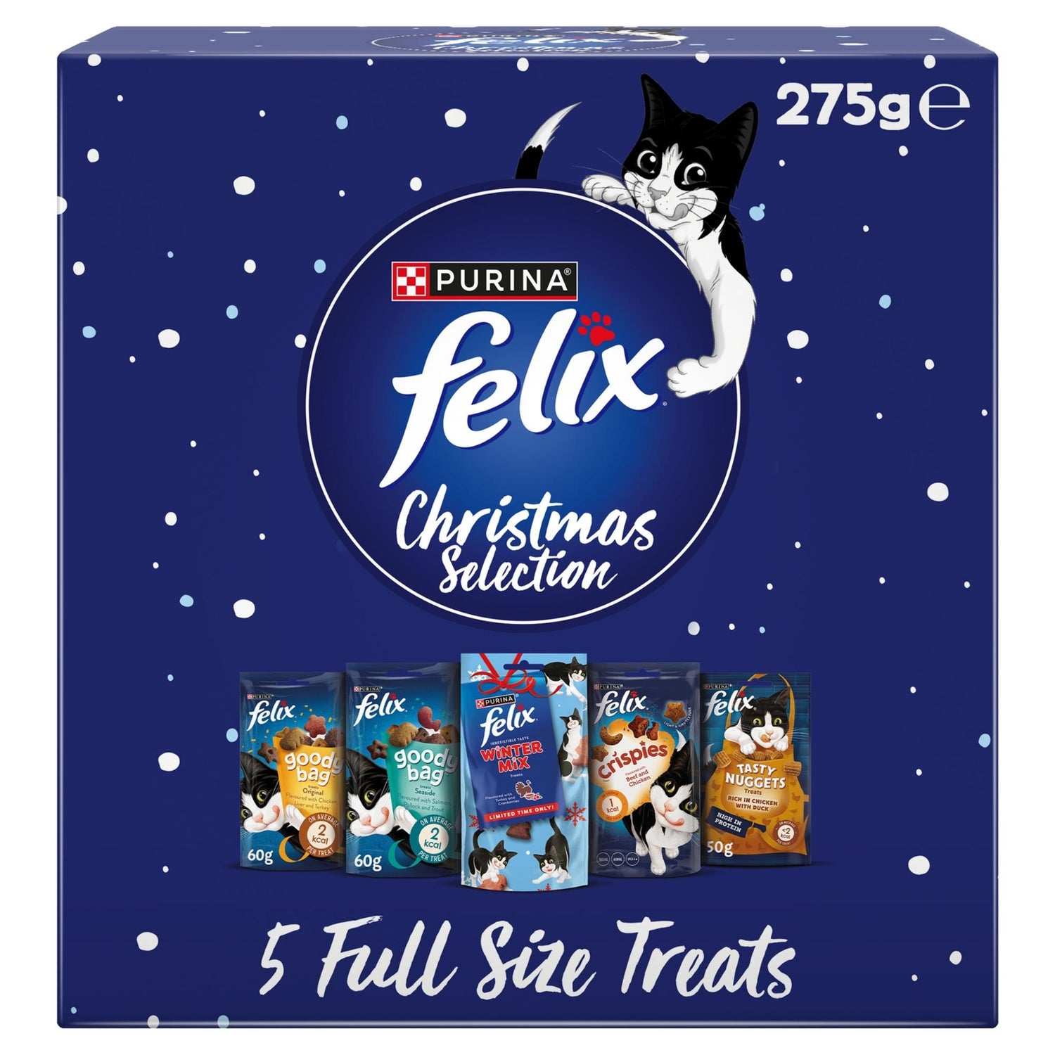 FELIX Cat Treats Christmas Gift Box 275g