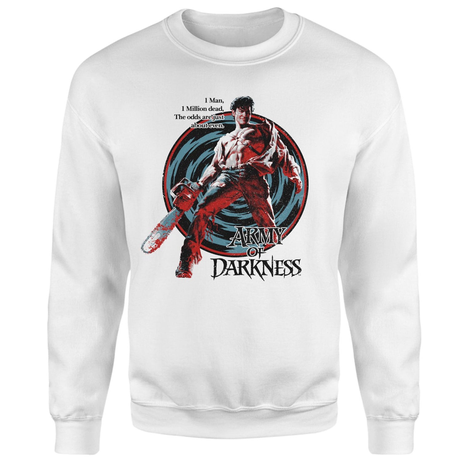 Army Of Darkness Hail To The King Sweatshirt - White