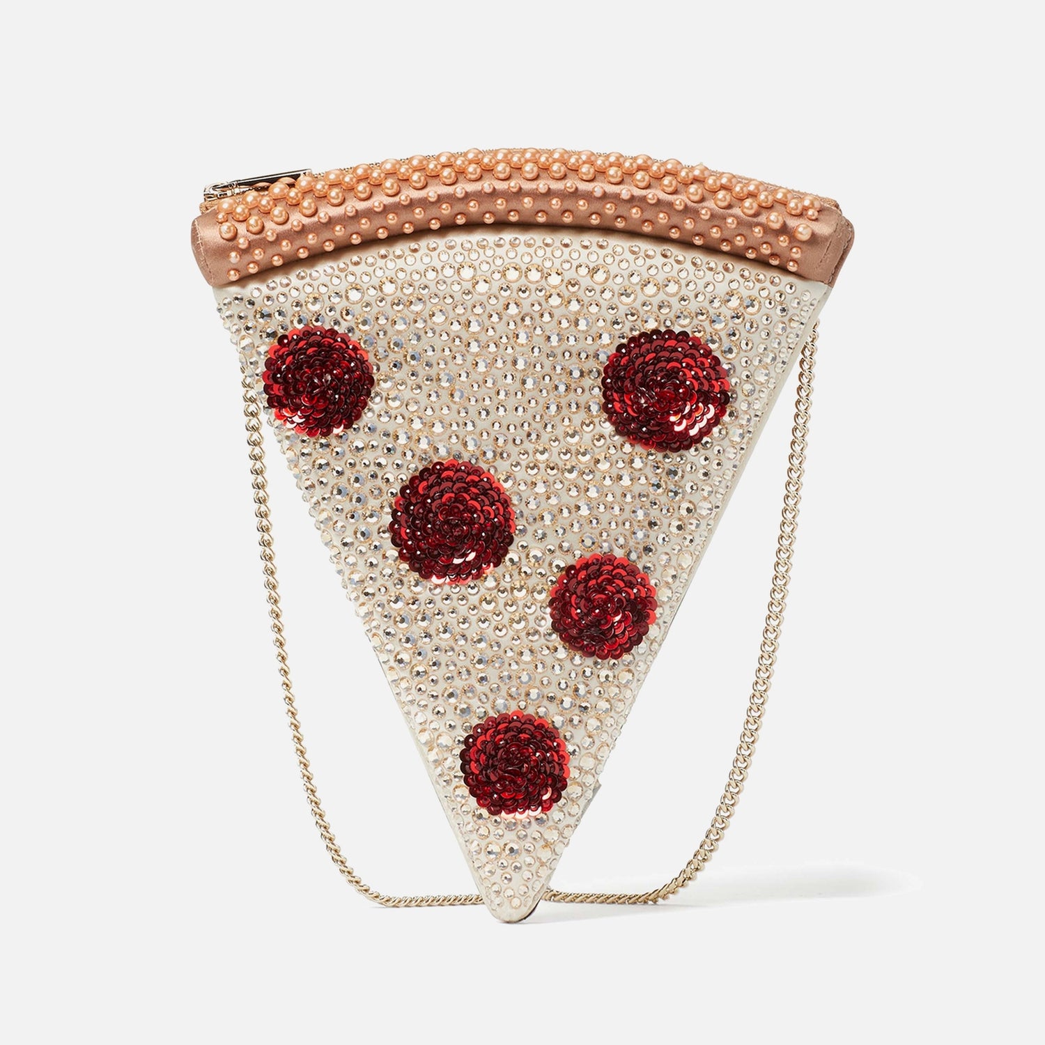 Kate Spade New York Women's Slice Crystal 3D Pizza Crossbody - Multi