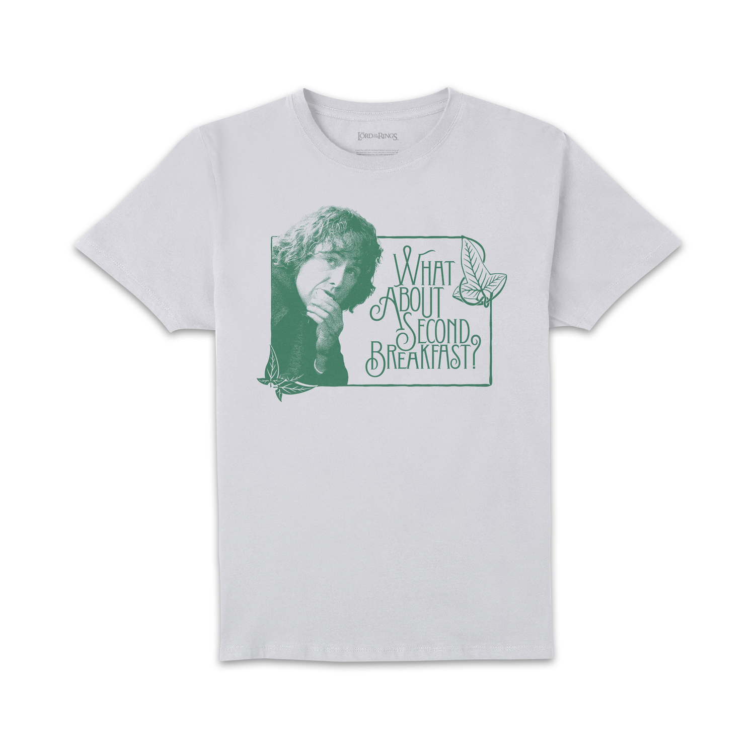 Lord Of The Rings Second Breakfast Unisex T-Shirt - White