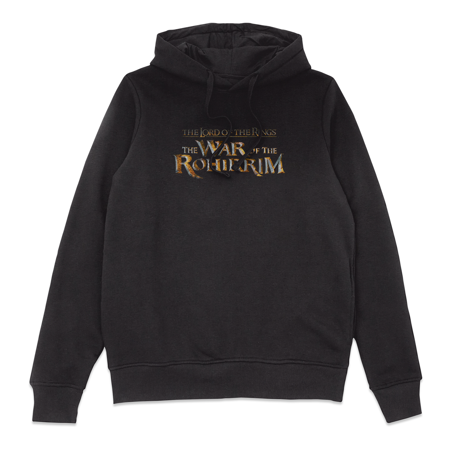 Lord Of The Rings The War of Rohirrim Cinematic Logo Hoodie - Black