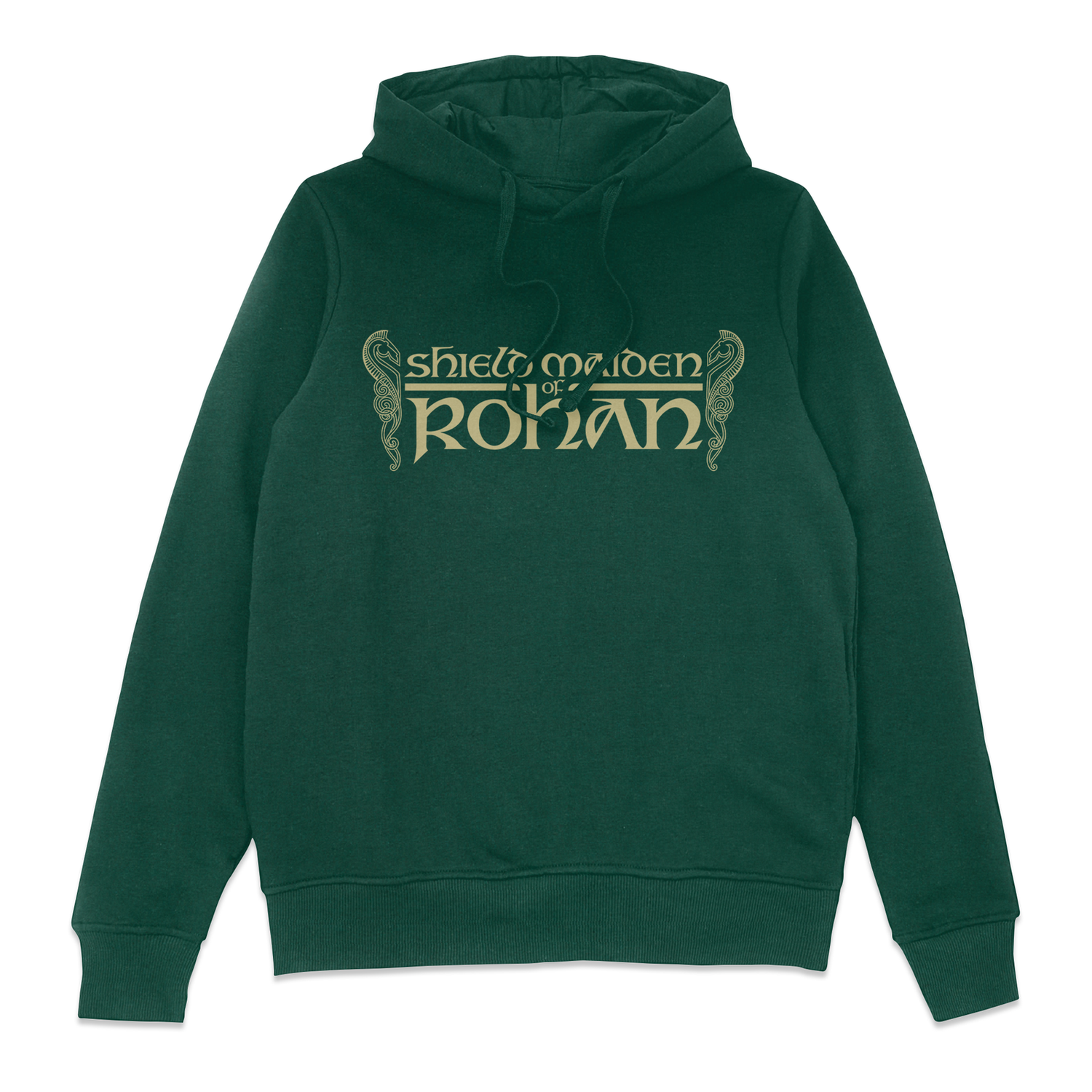 Lord Of The Rings The War of Rohirrim Sheild Maiden Of Rohan Hoodie - Green