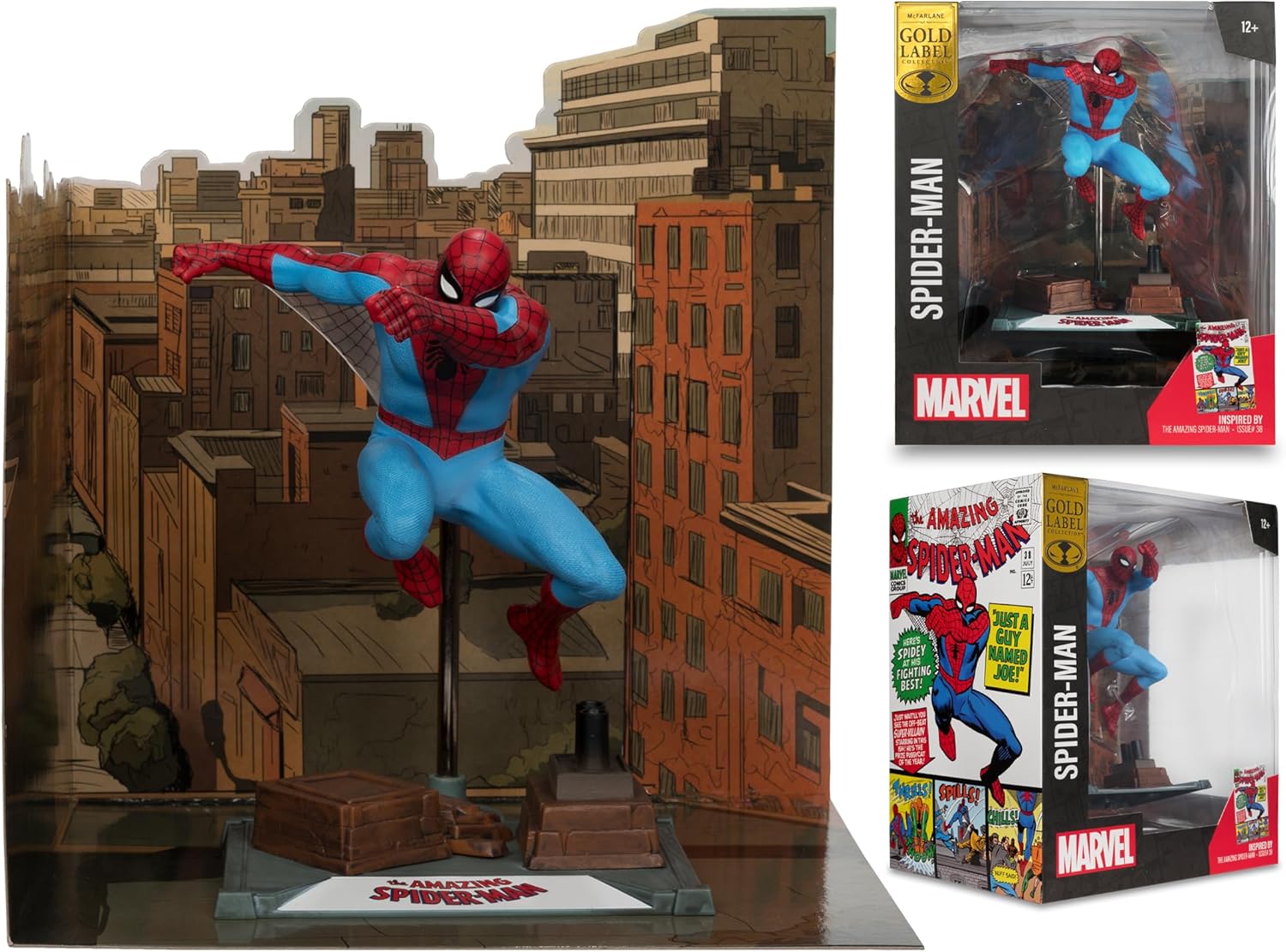MARVEL COLLECTION 1:10TH WV2 - SPIDER-MAN (THE AMAZING SPIDER-MAN #68) (GOLD LABEL)
