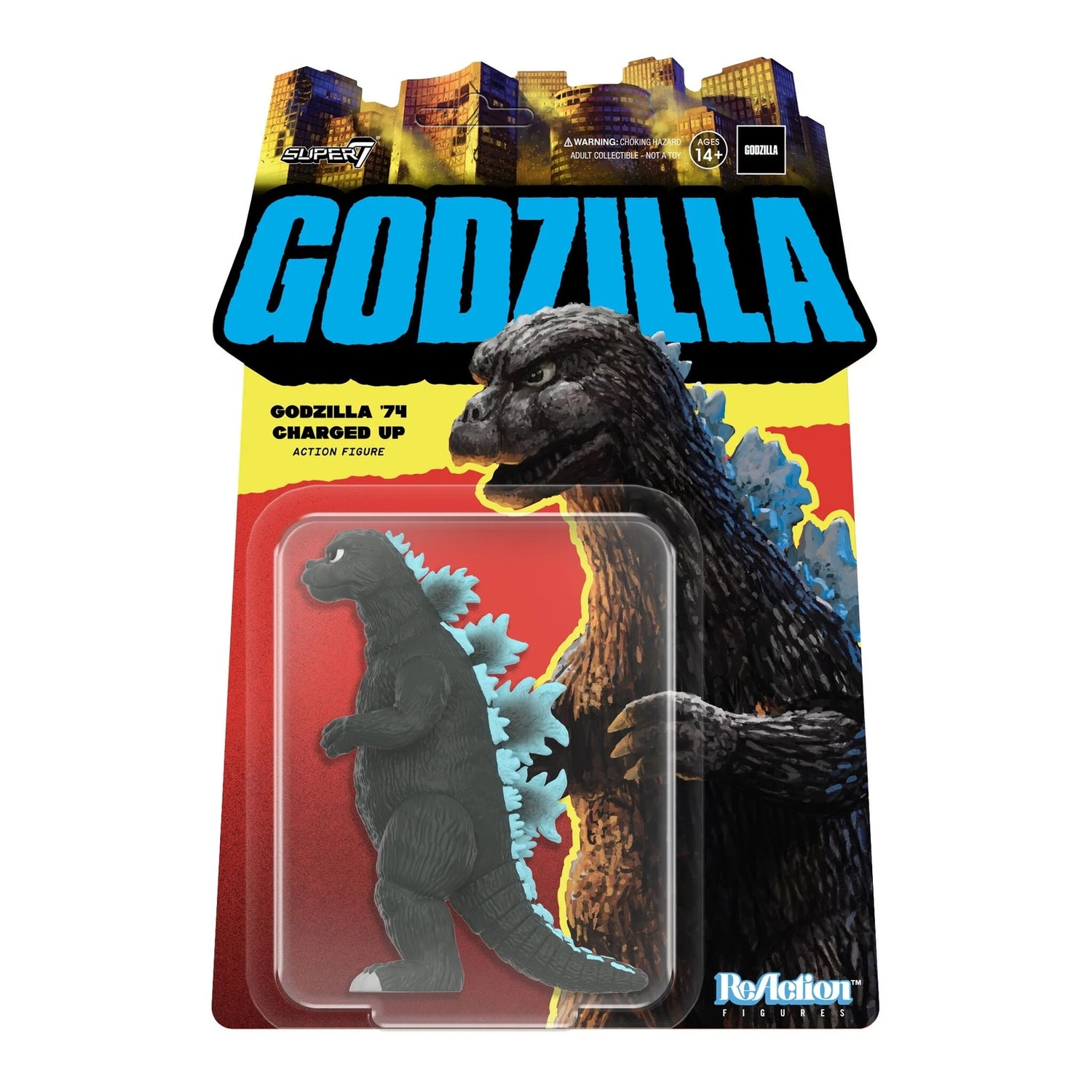 Super7 TOHO Godzilla 1974 Godzilla Charged Up ReAction Figure (3.75")