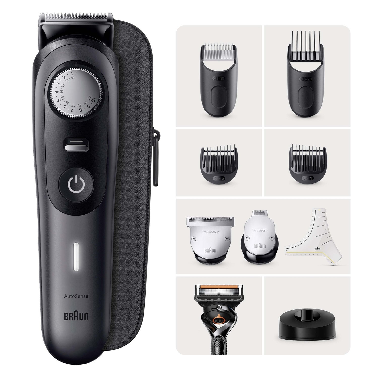 Braun Barttrimmer BT9421, Trimmer mit Barber Tools