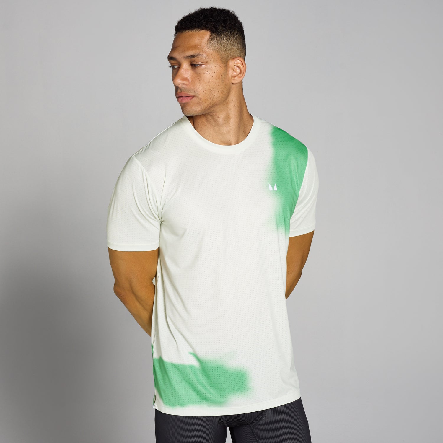 MP Men's Velocity Mesh Print T-Shirt - Misty Green - XL