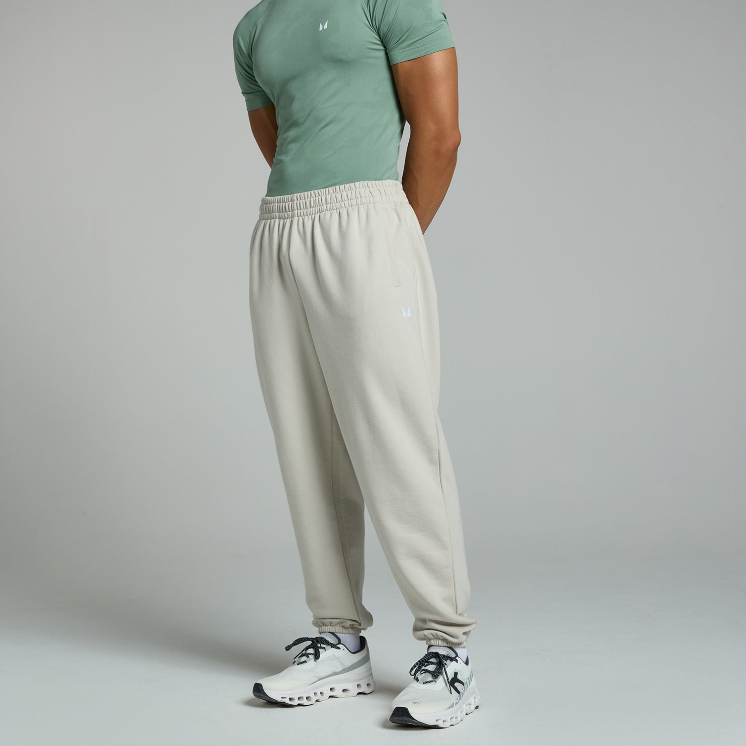 MP Men's Tempo Oversized Joggers - Ash - XS