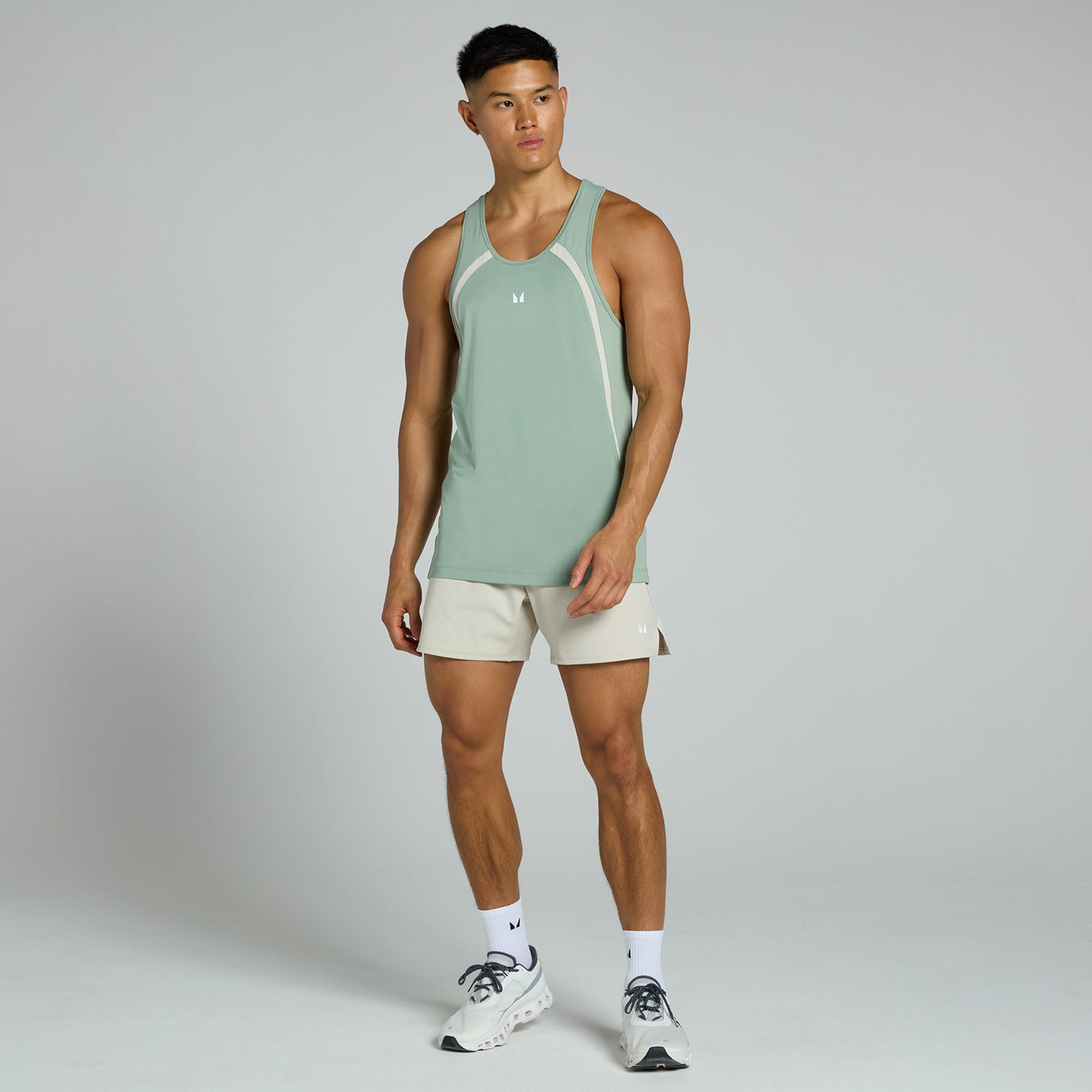 MP Men's Tempo Panel Vest - Pale Green - XS