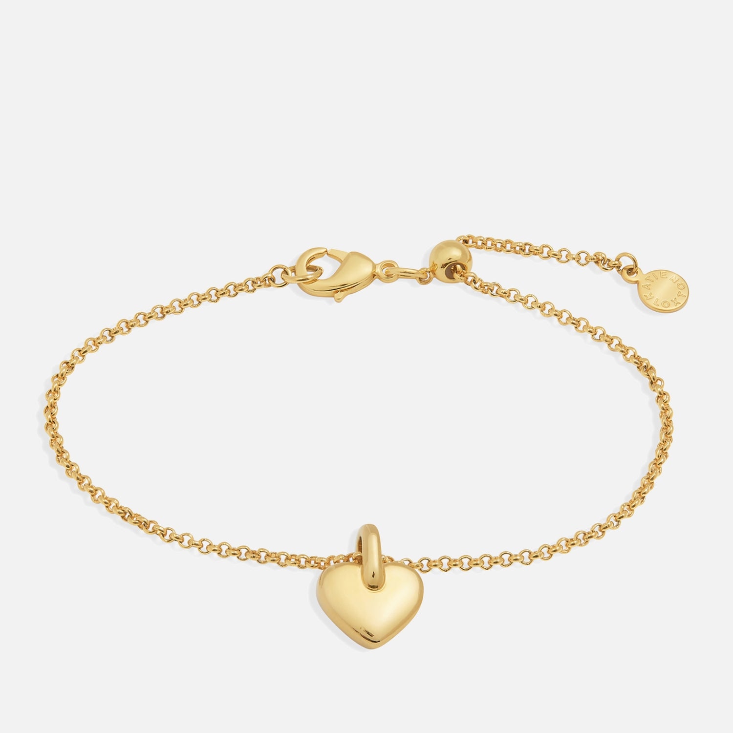 Katie Loxton The Curated Collection Alora Heart Gold-Plated Bracelet