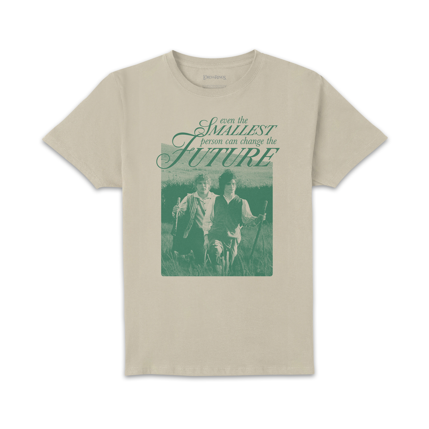 Lord Of The Rings Small Person Unisex T-Shirt - Cream