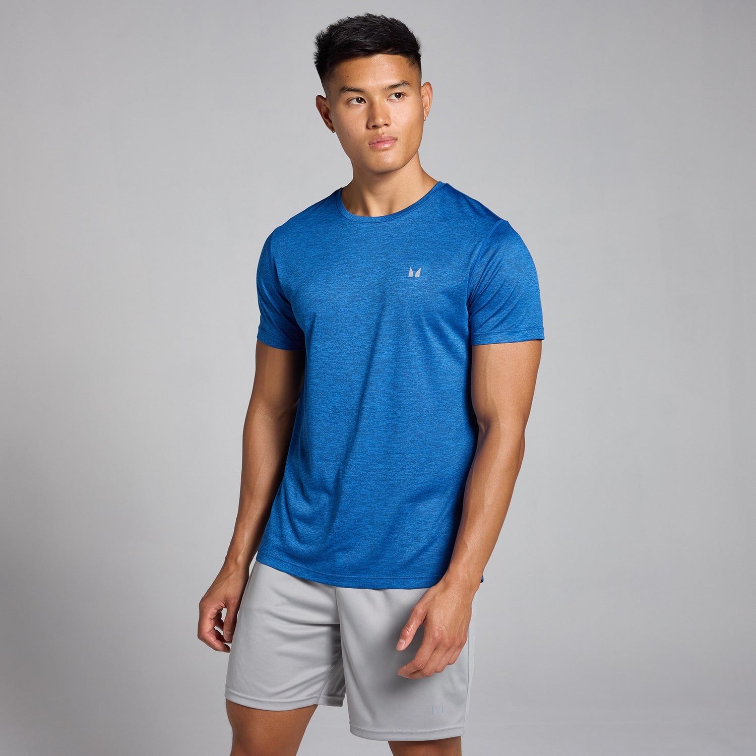 MP Men's Tempo Marl T-Shirt - True Blue - XS