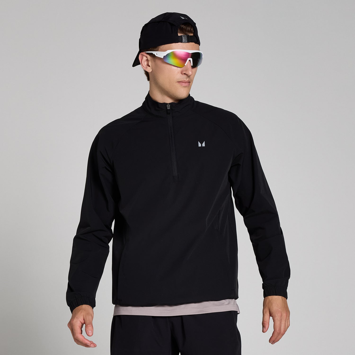 MP Men's Lightweight Windbreaker - Black - S