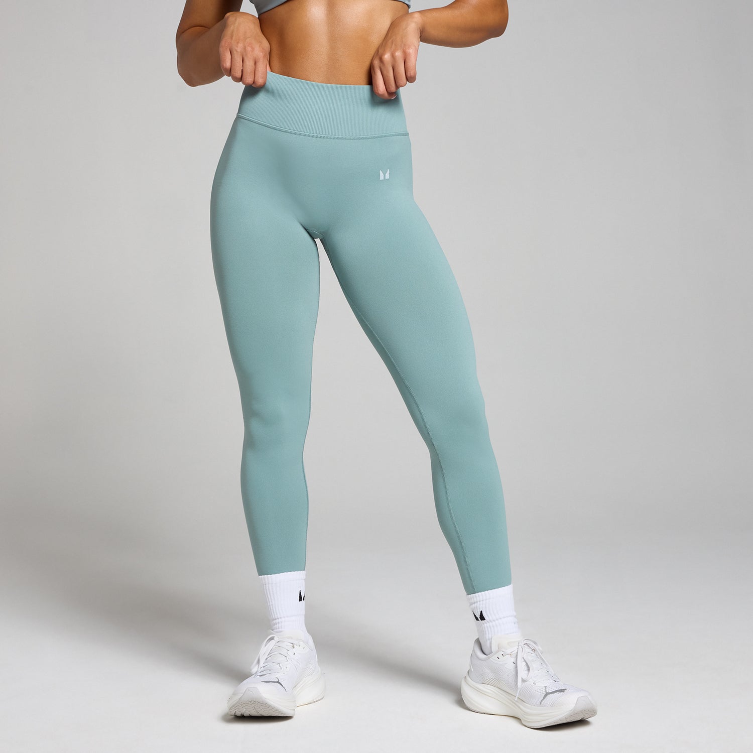 MP Women's Tempo Mid-Rise Seamless Leggings - Lead - XS