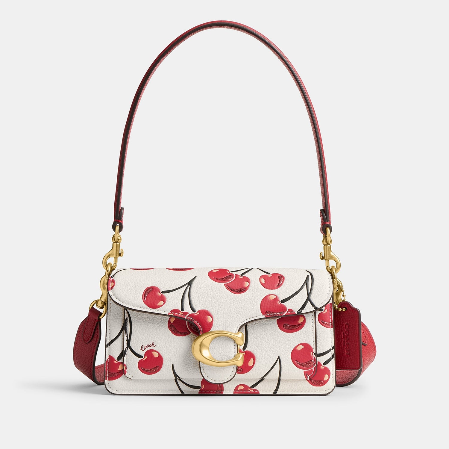 Coach Tabby 20 Pebble-Grain Leather Shoulder Bag