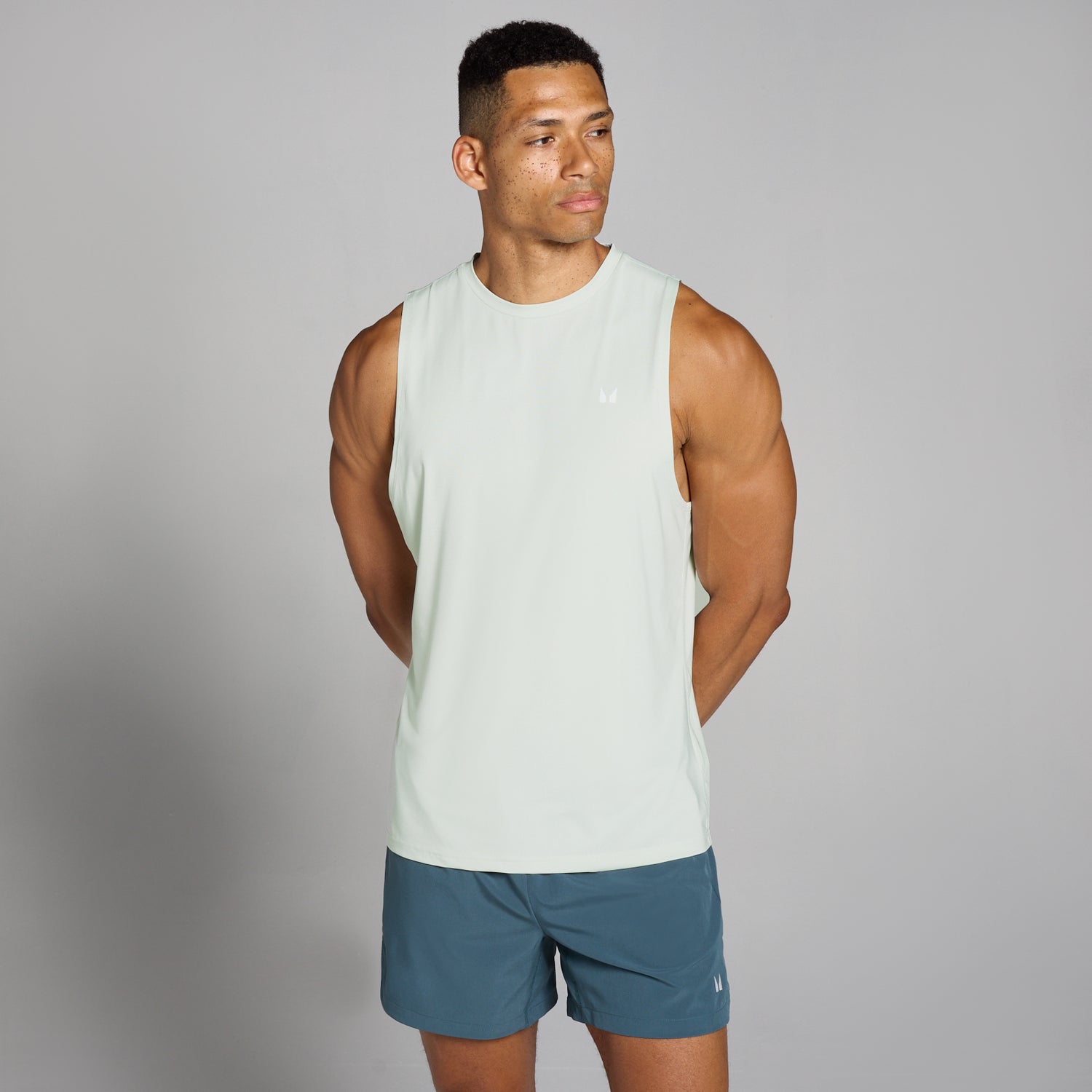 MP Mens Training Tank - Misty Green - XL