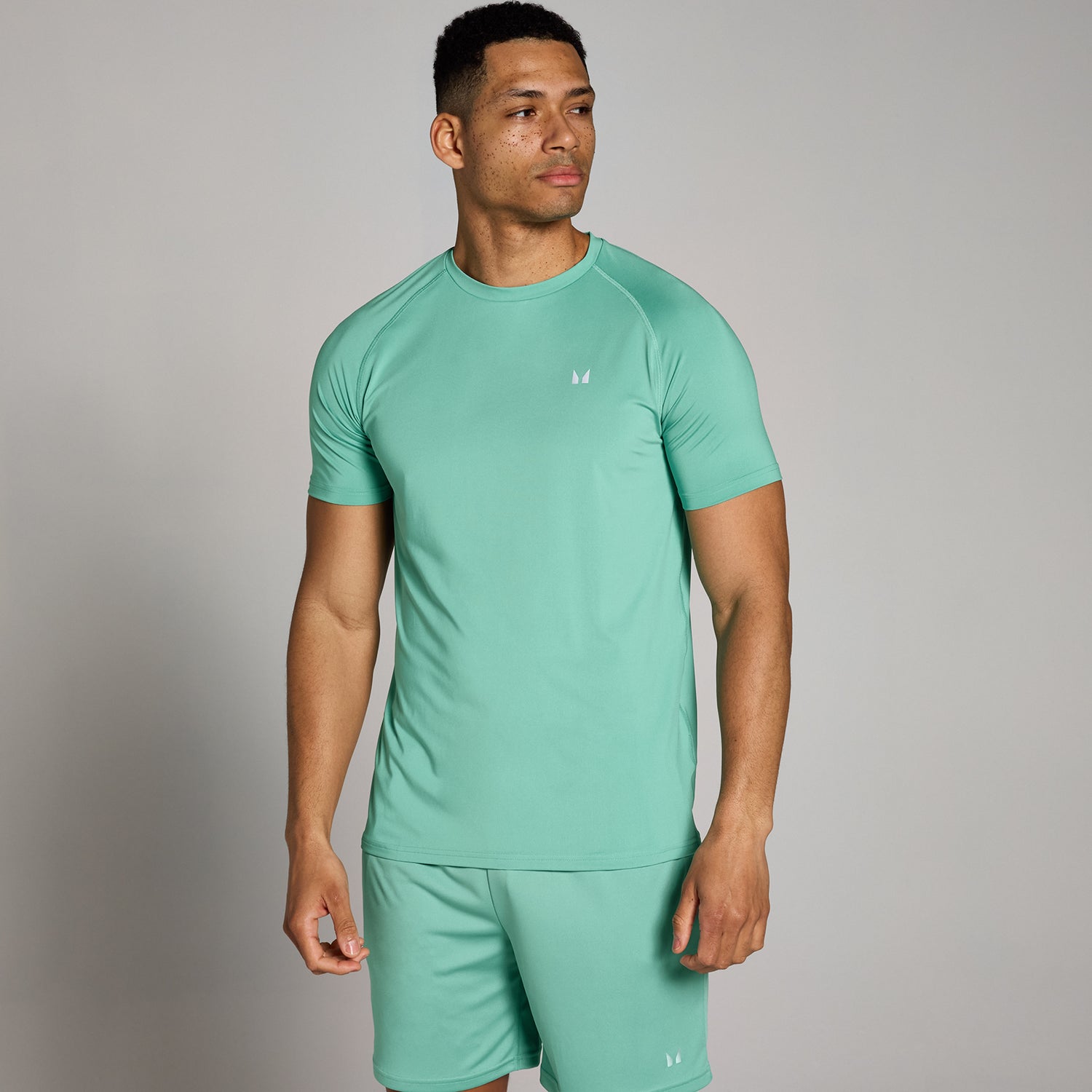 MP Mens Training T-Shirt - Aqua - XS