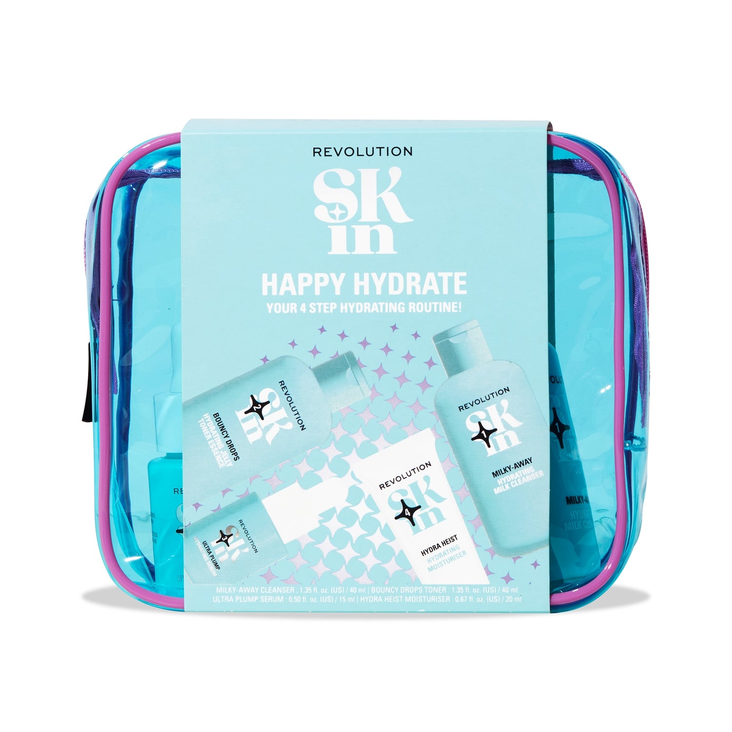 Revolution Skin Happy Hydrate 4 Step Starter Kit Minis