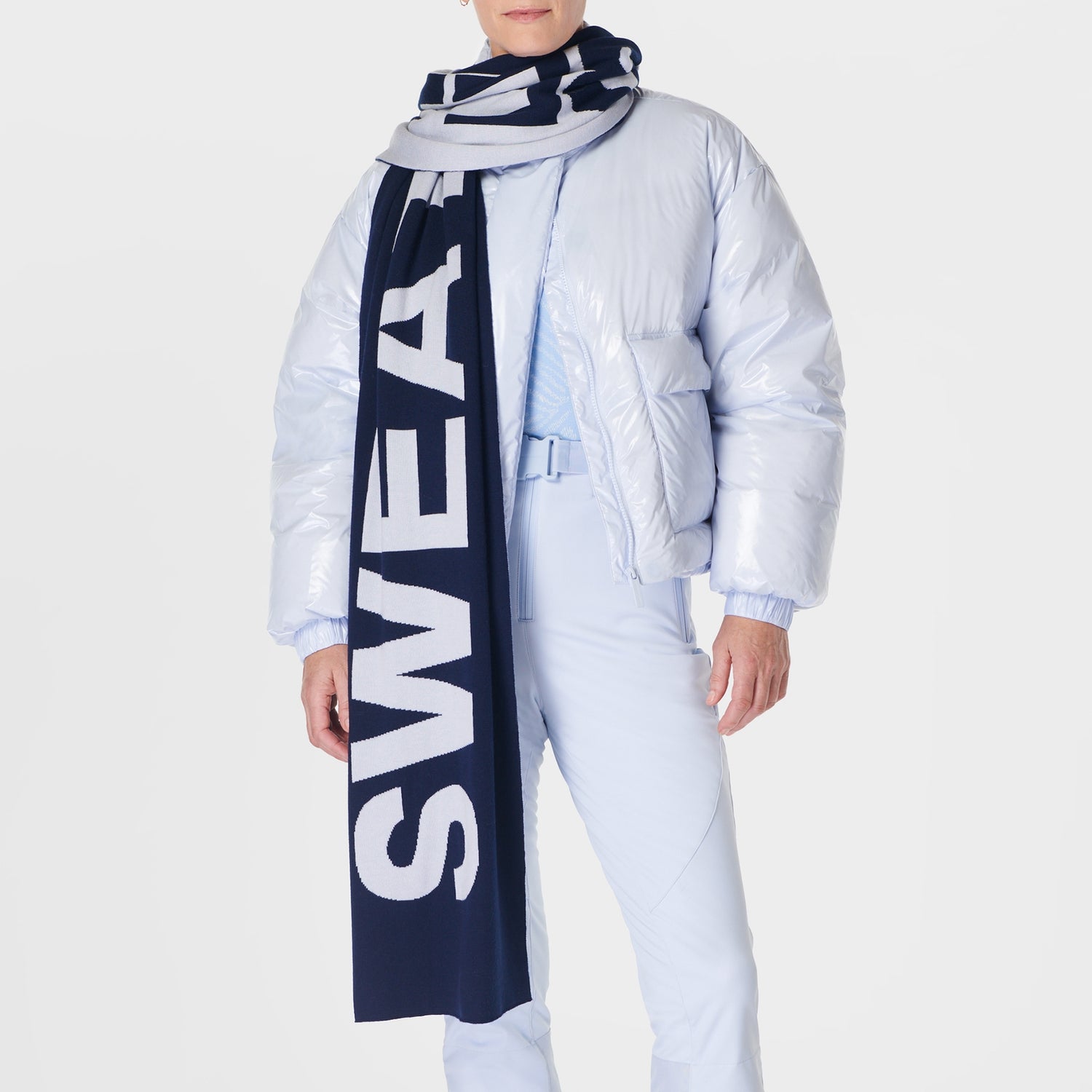 Sweaty Betty Cropped Ski  Coated Shell Puffer Coat