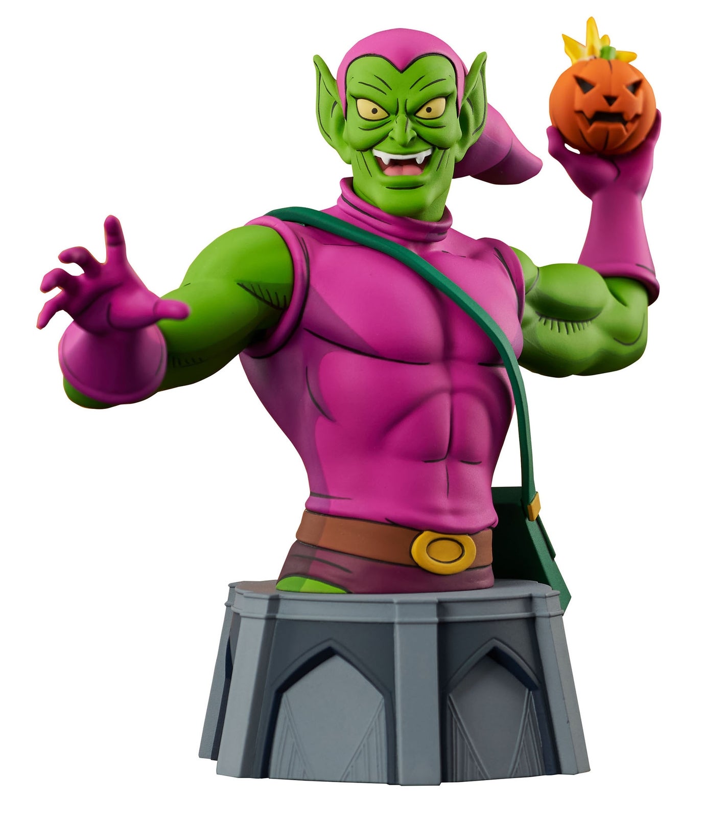 Diamond Select Marvel Spider-Man Animated Green Goblin 1/7 Scale Mini Bust