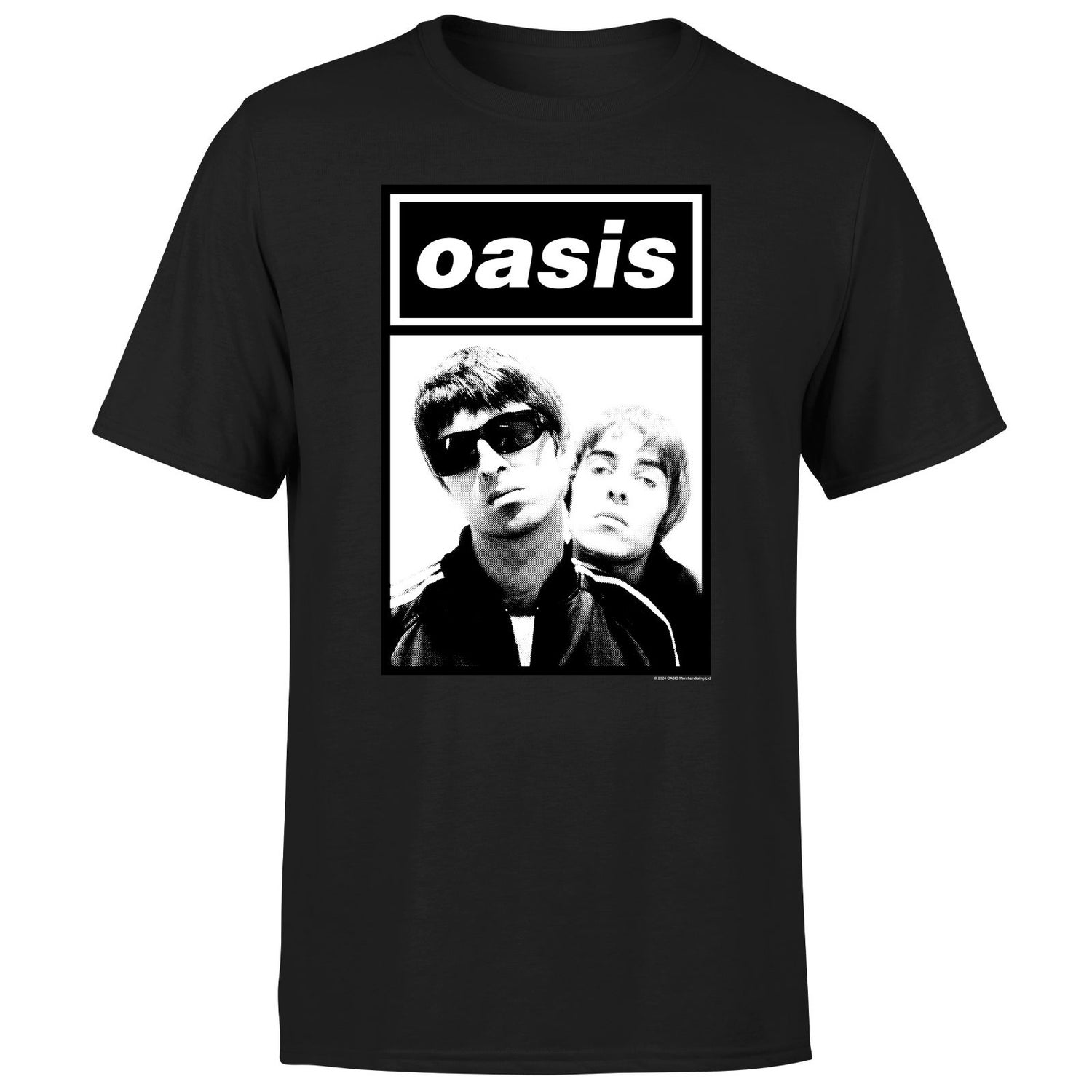 oasis Duo Logo Men's T-Shirt - Black