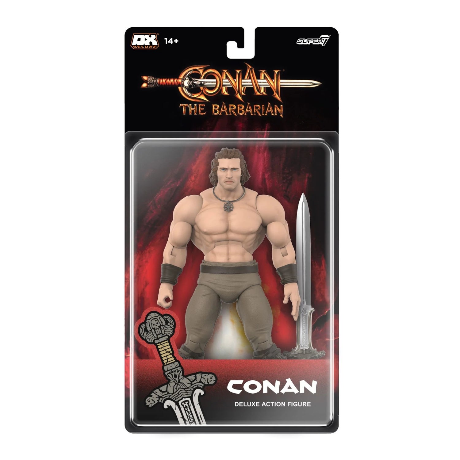 Super7 Deluxe Conan The Barbarian Iconic Pose 7" Action Figure