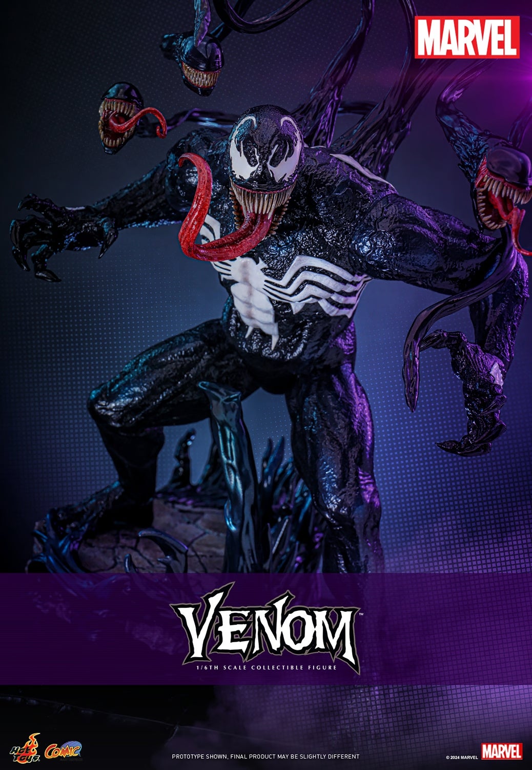 Hot Toys Marvel Venom Comic Book Version 1:6th Scale Collectible Figure