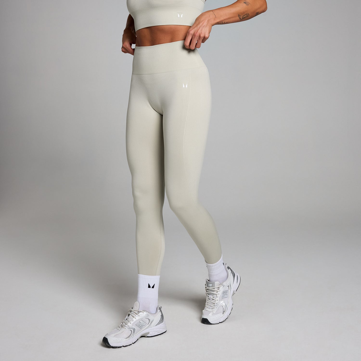 MP Women's Shape Seamless Leggings - Ash - XS
