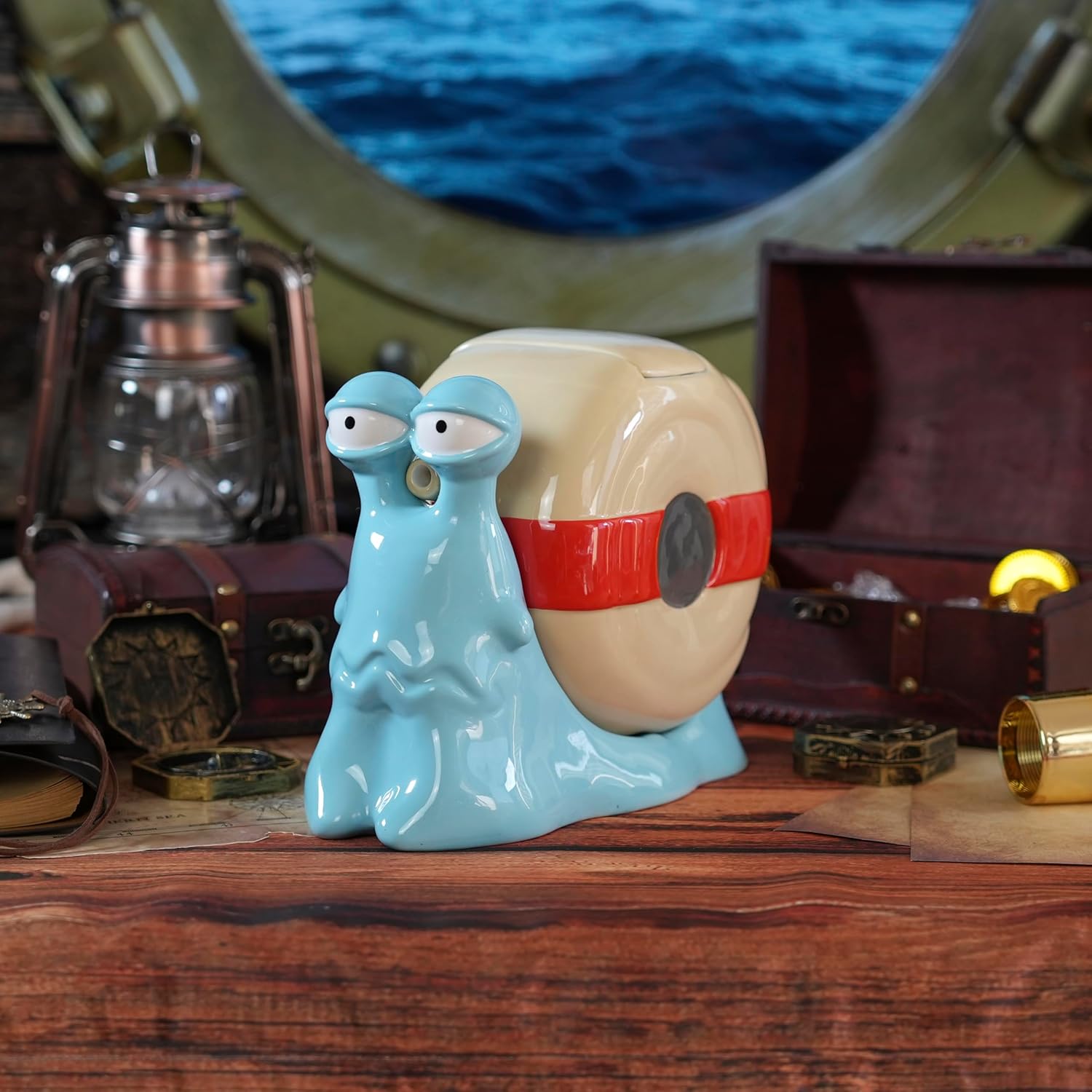 One Piece Transponder Snail Ceramic Premium Teapot
