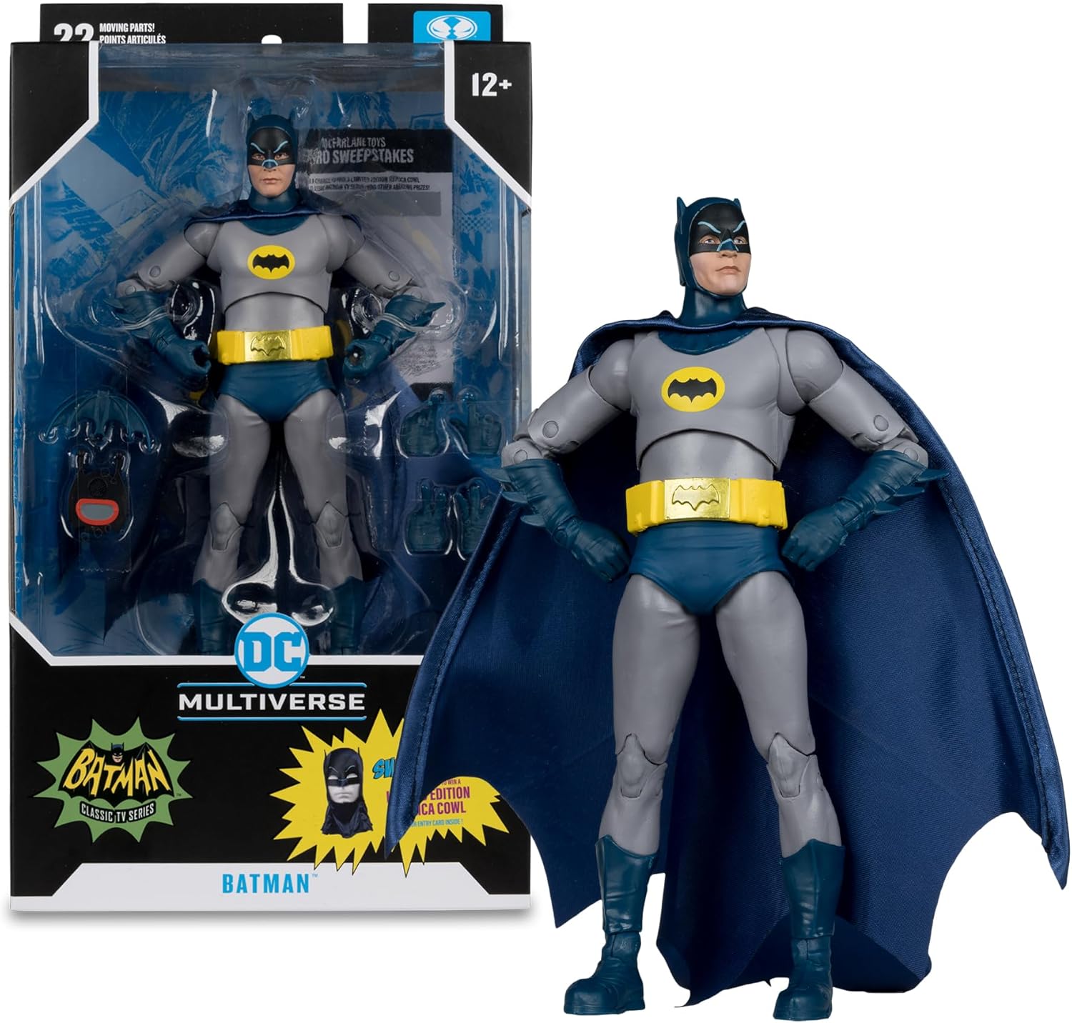 DC Multiverse 7" Action Figure - Batman 1966 (Adam West)
