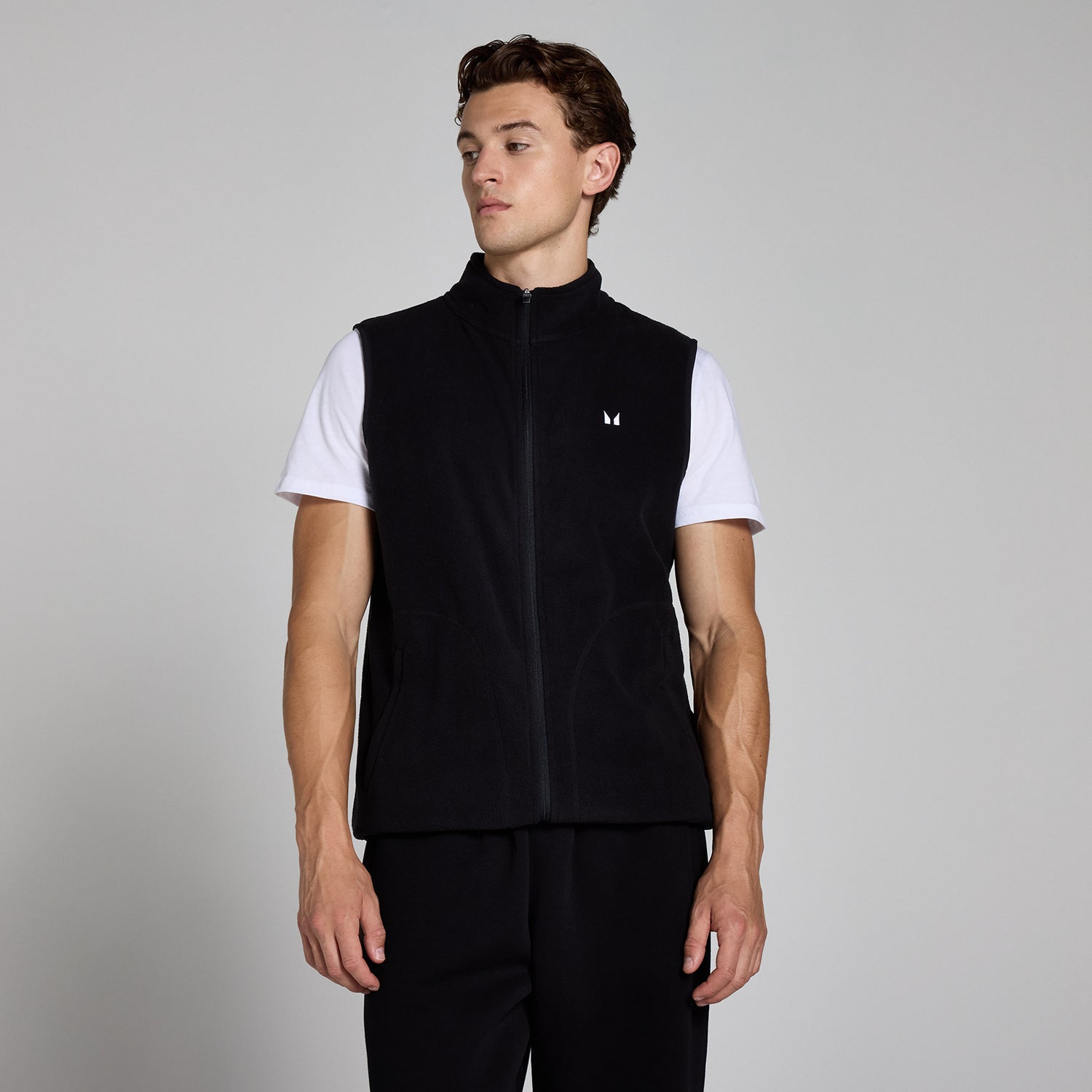 MP Men's Gilet Fleece - Black - XS