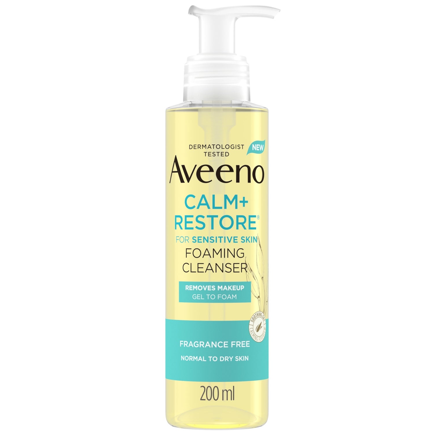 Aveeno Face Calm & Restore Foaming Cleanser 200ml