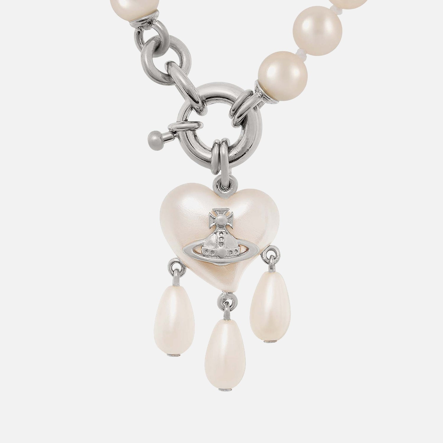Vivienne Westwood Sheryl Pearl Silver-Tone Necklace