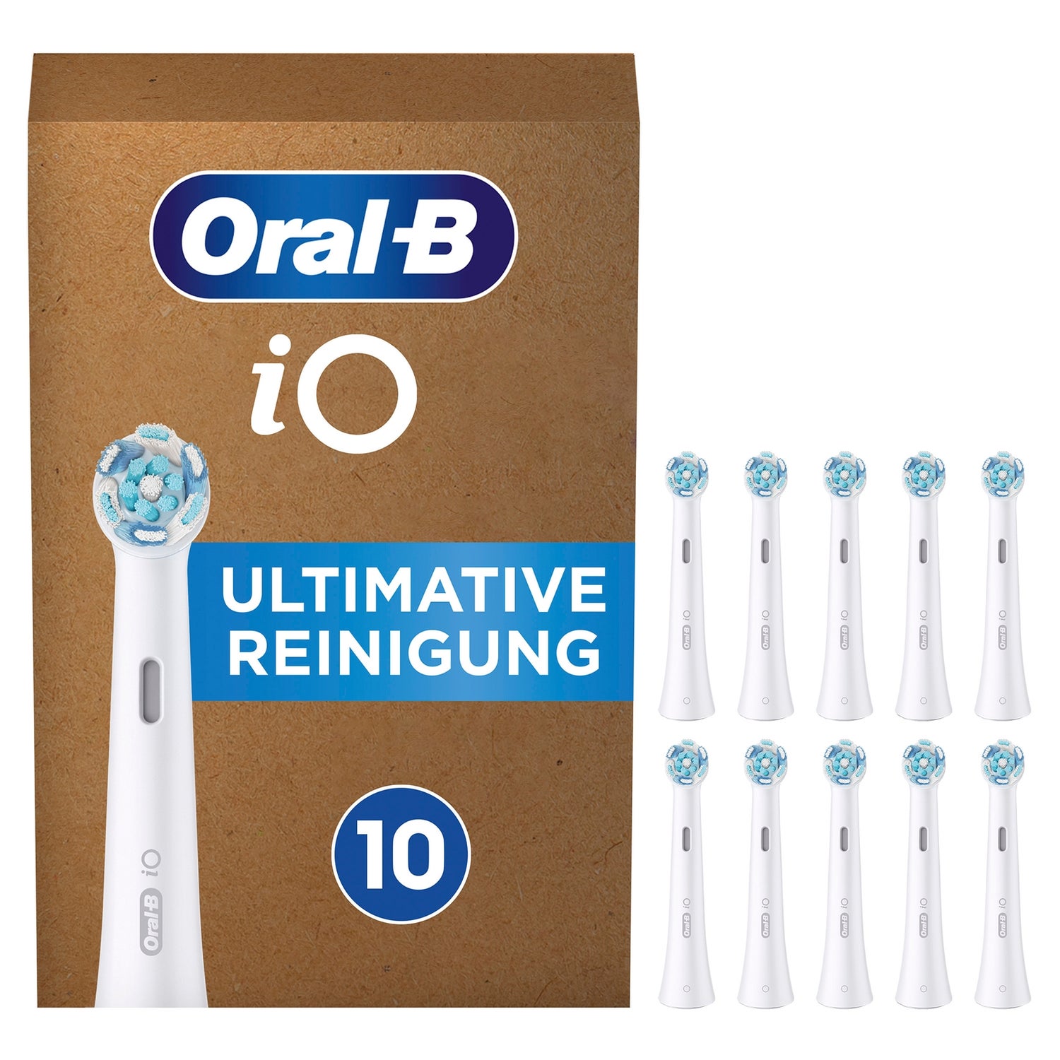Oral-B iO Ultimative Reinigung Aufsteckbürsten, 10 Stück