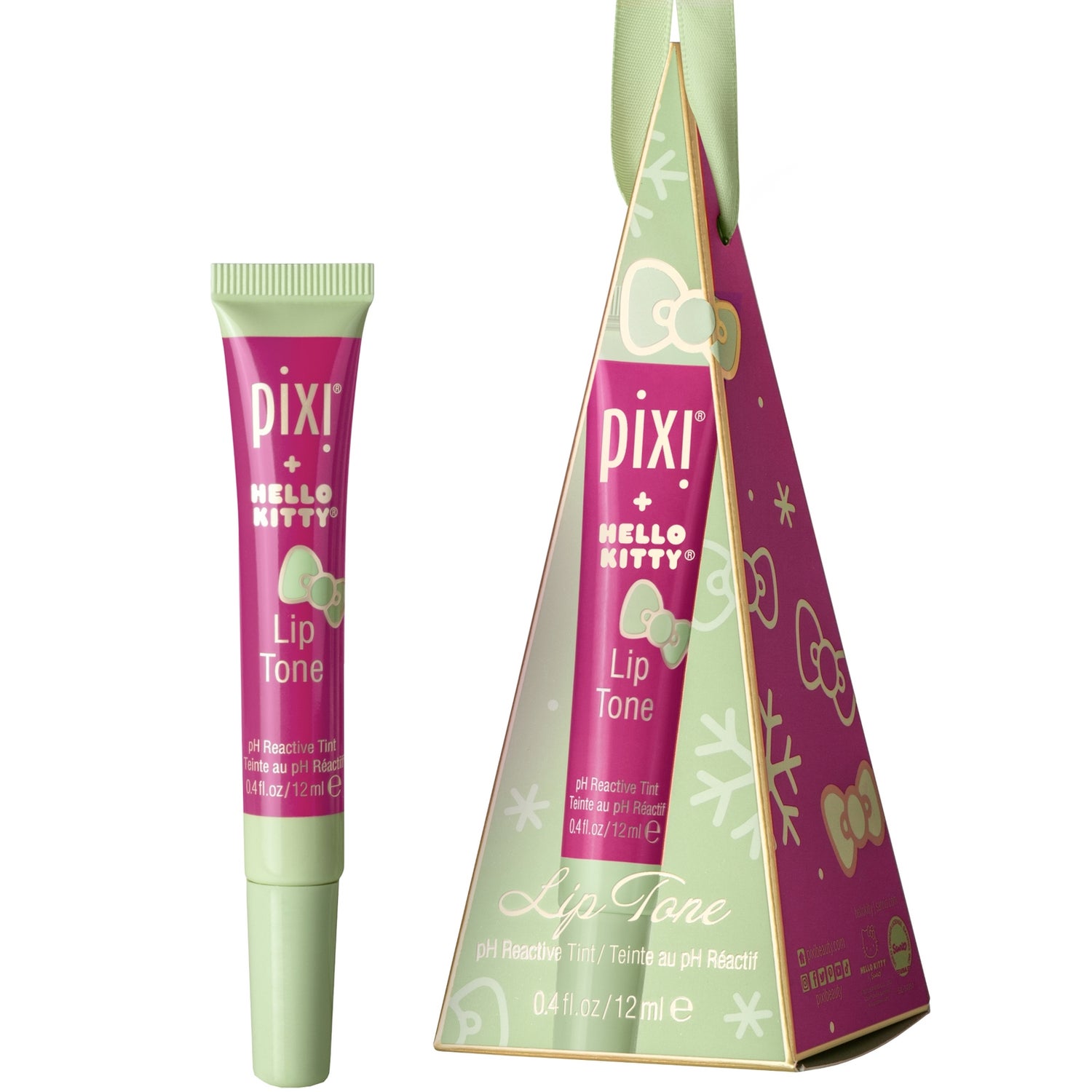 PIXI + HK Lip Tone Holiday 12ml Pyramid Ornament - Berry Bestie