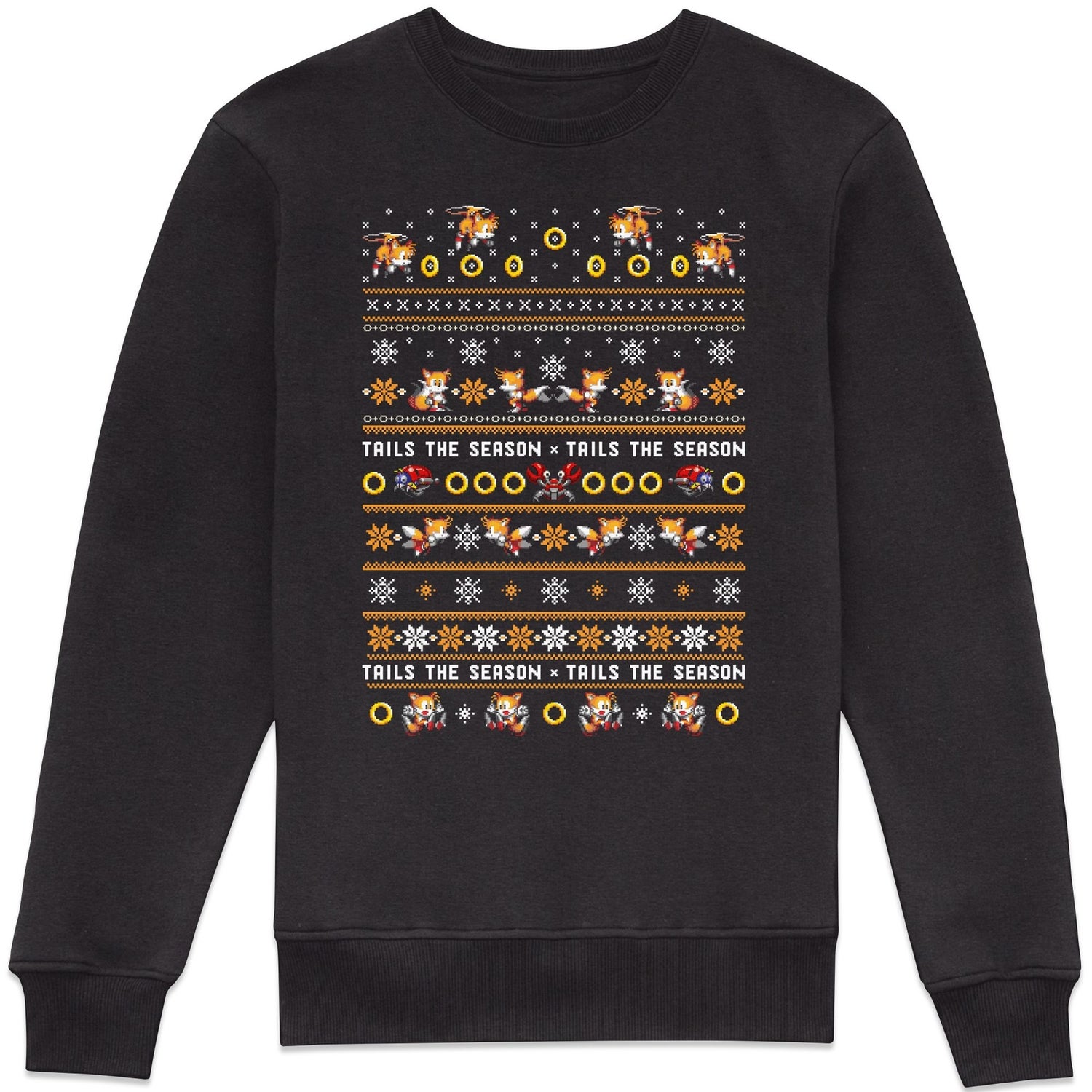 Sonic The Hedgehog Tails The Season Sweatshirt - Black