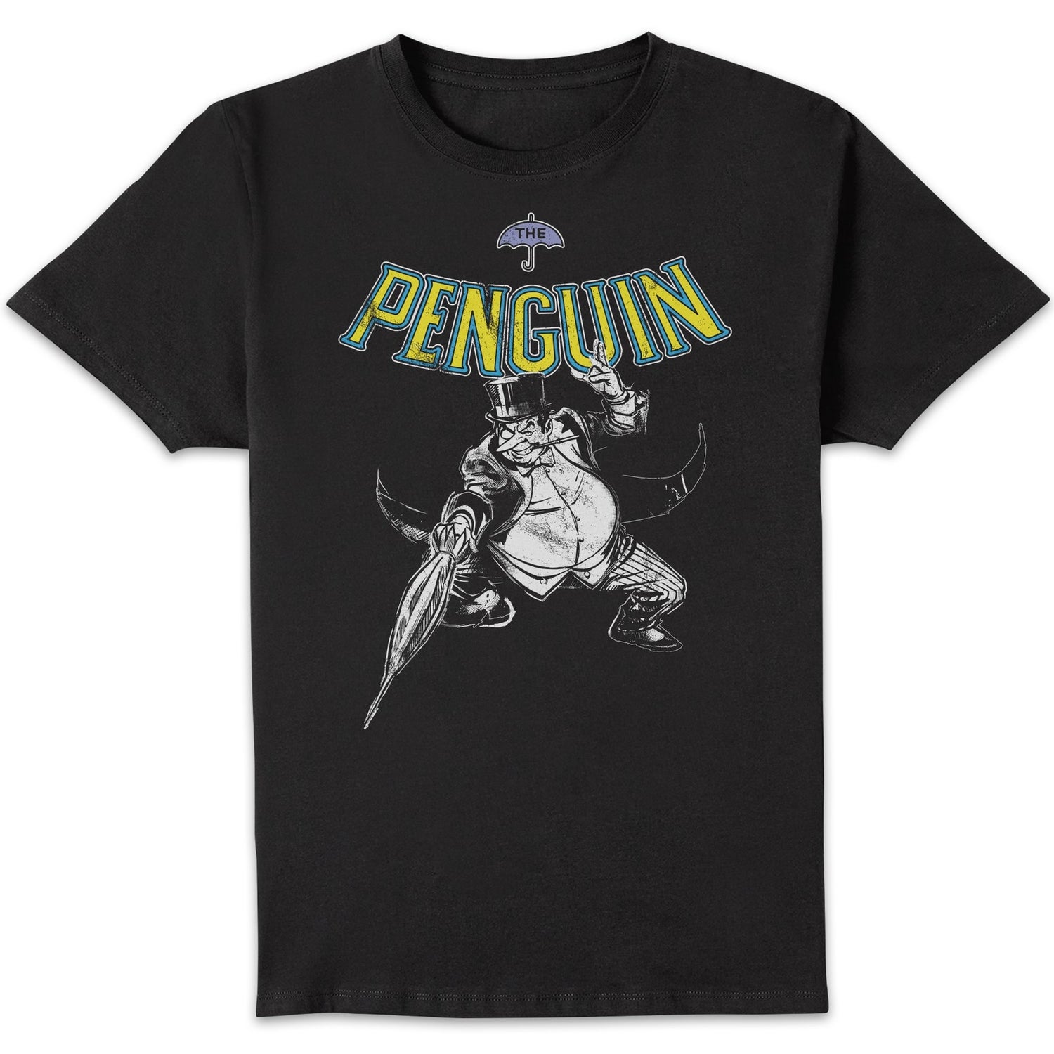 Batman Core Action Pose Men's T-Shirt - Black